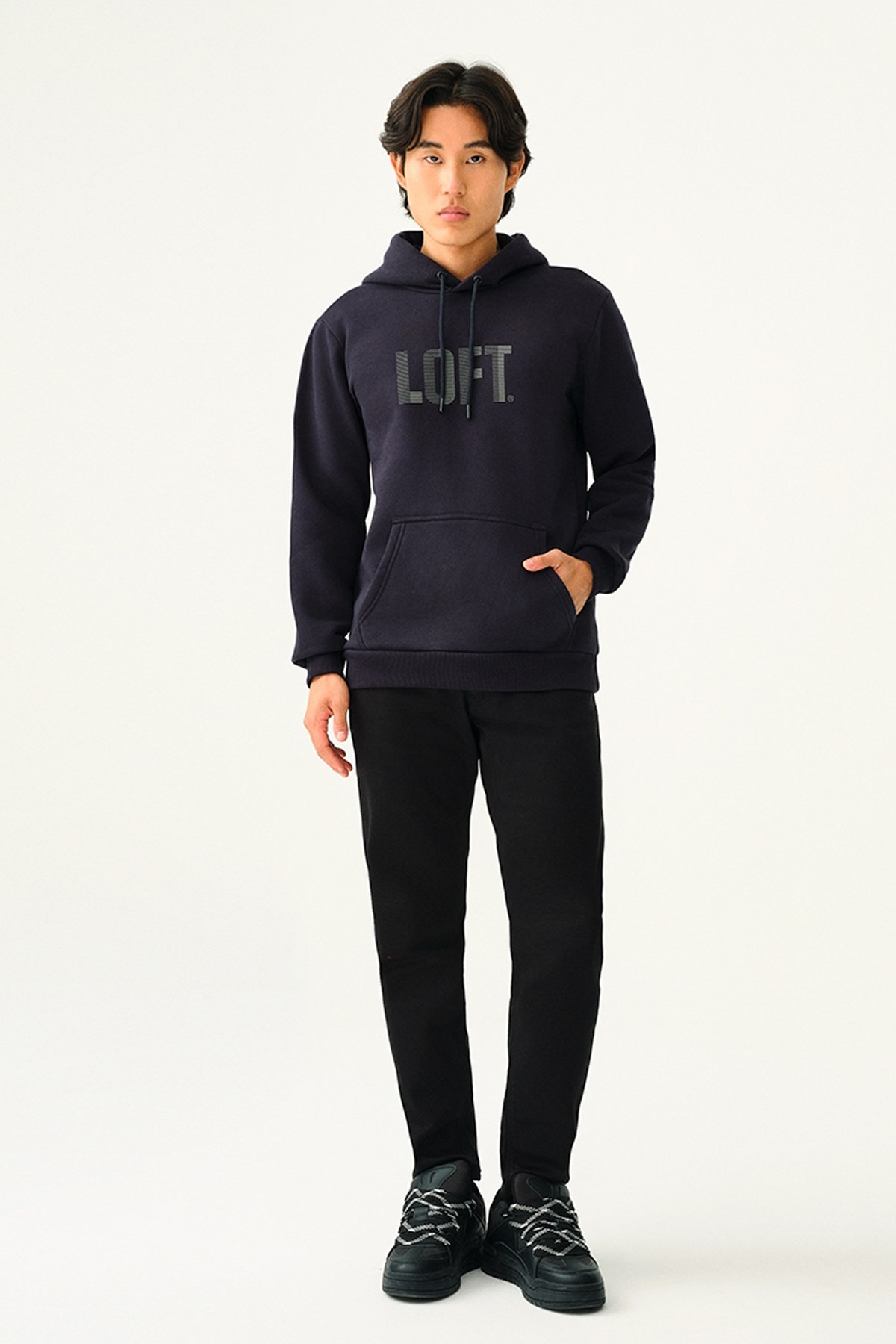 Loft Erkek Sweatshirt LF2038246 Siyah