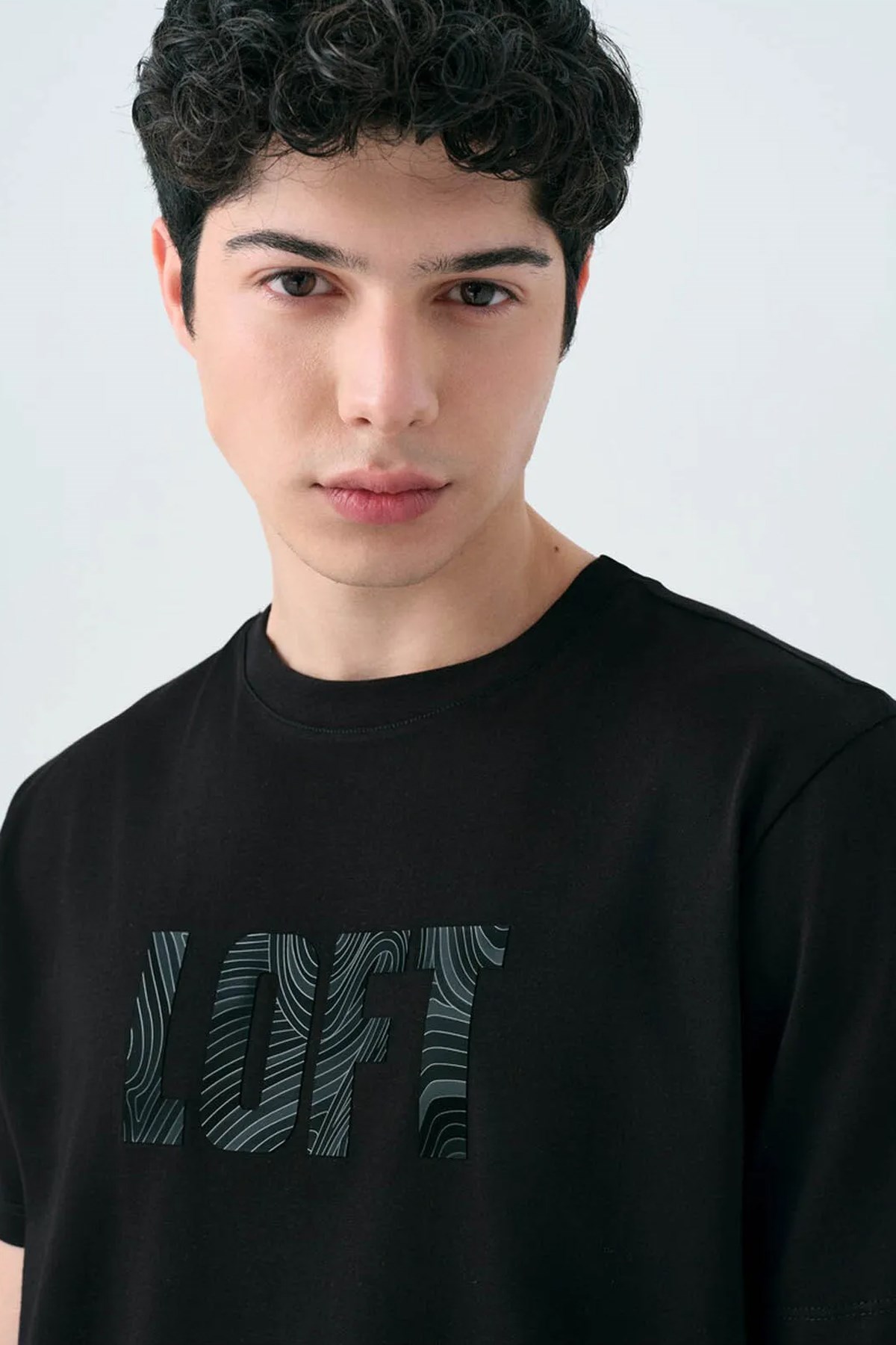 Loft  Erkek Tişört Lf2038459 Siyah