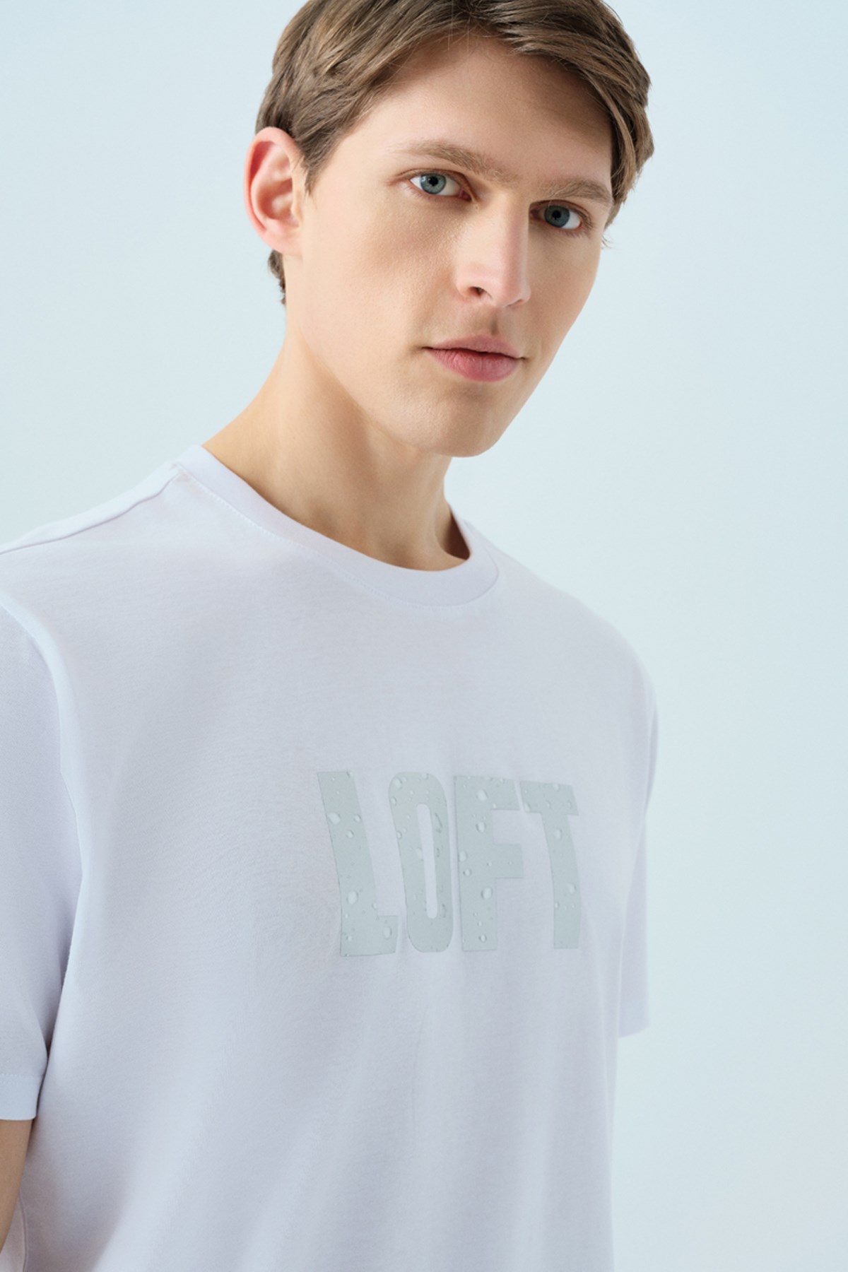 Loft  Erkek Tişört Lf2038460 Beyaz