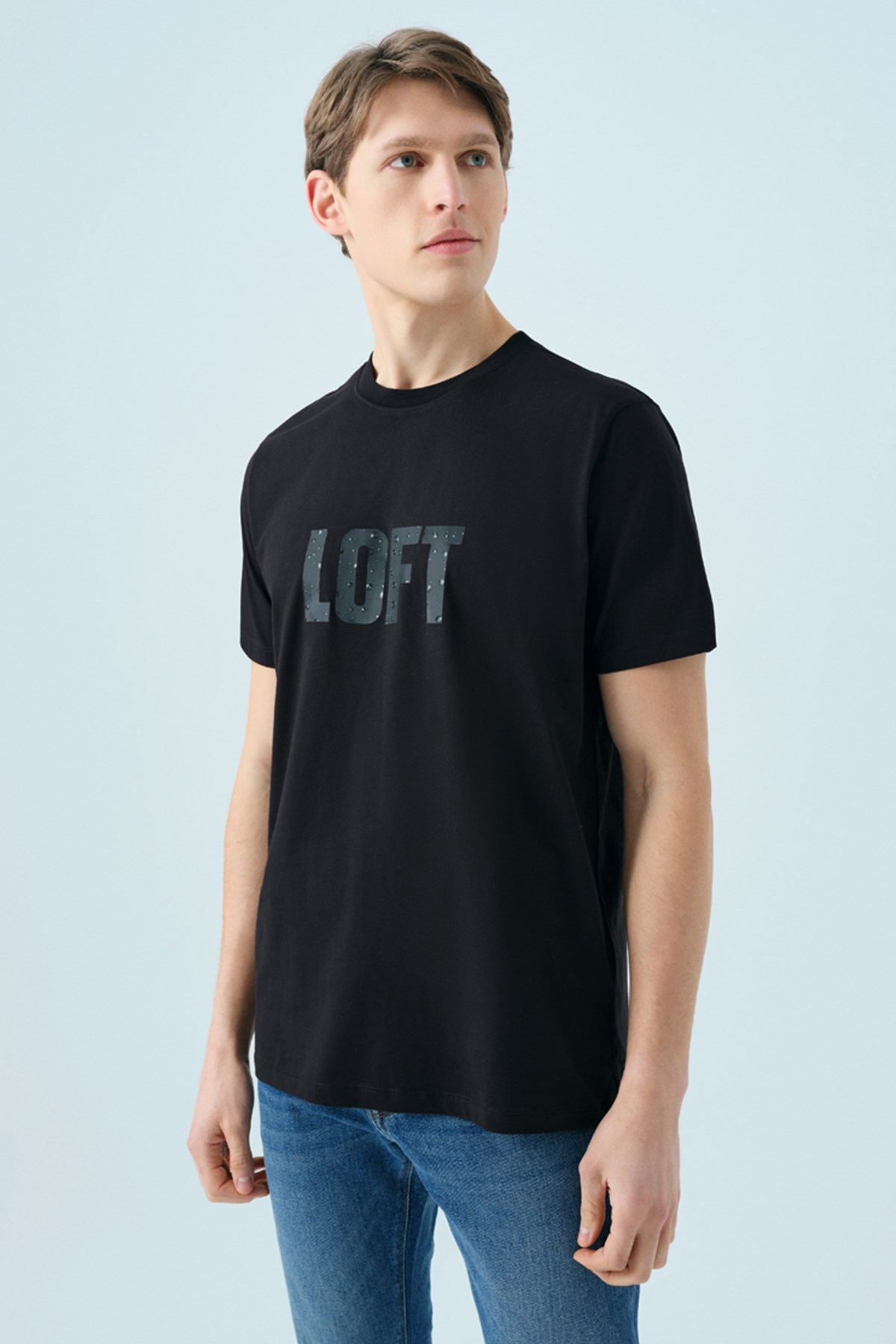 Loft  Erkek Tişört Lf2038460 Siyah