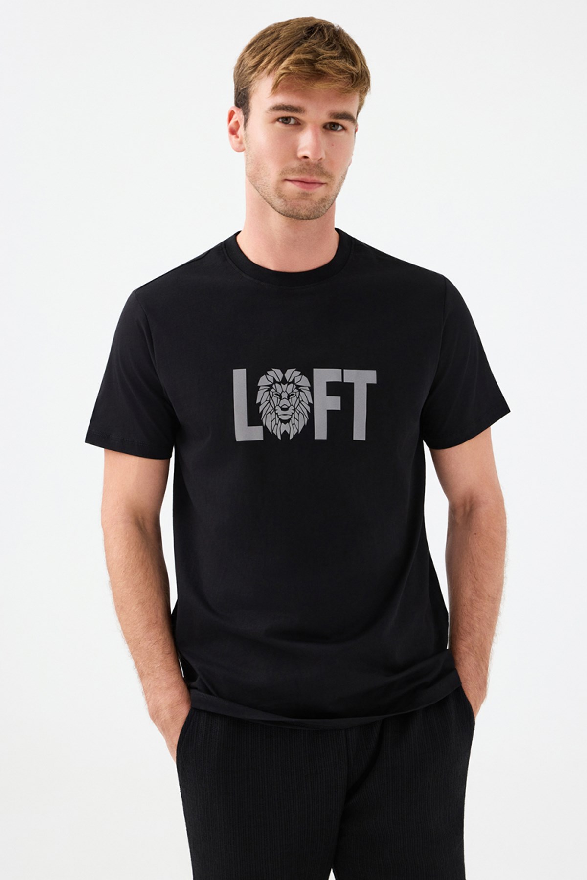 Loft  Erkek Tişört Lf2038463 Siyah