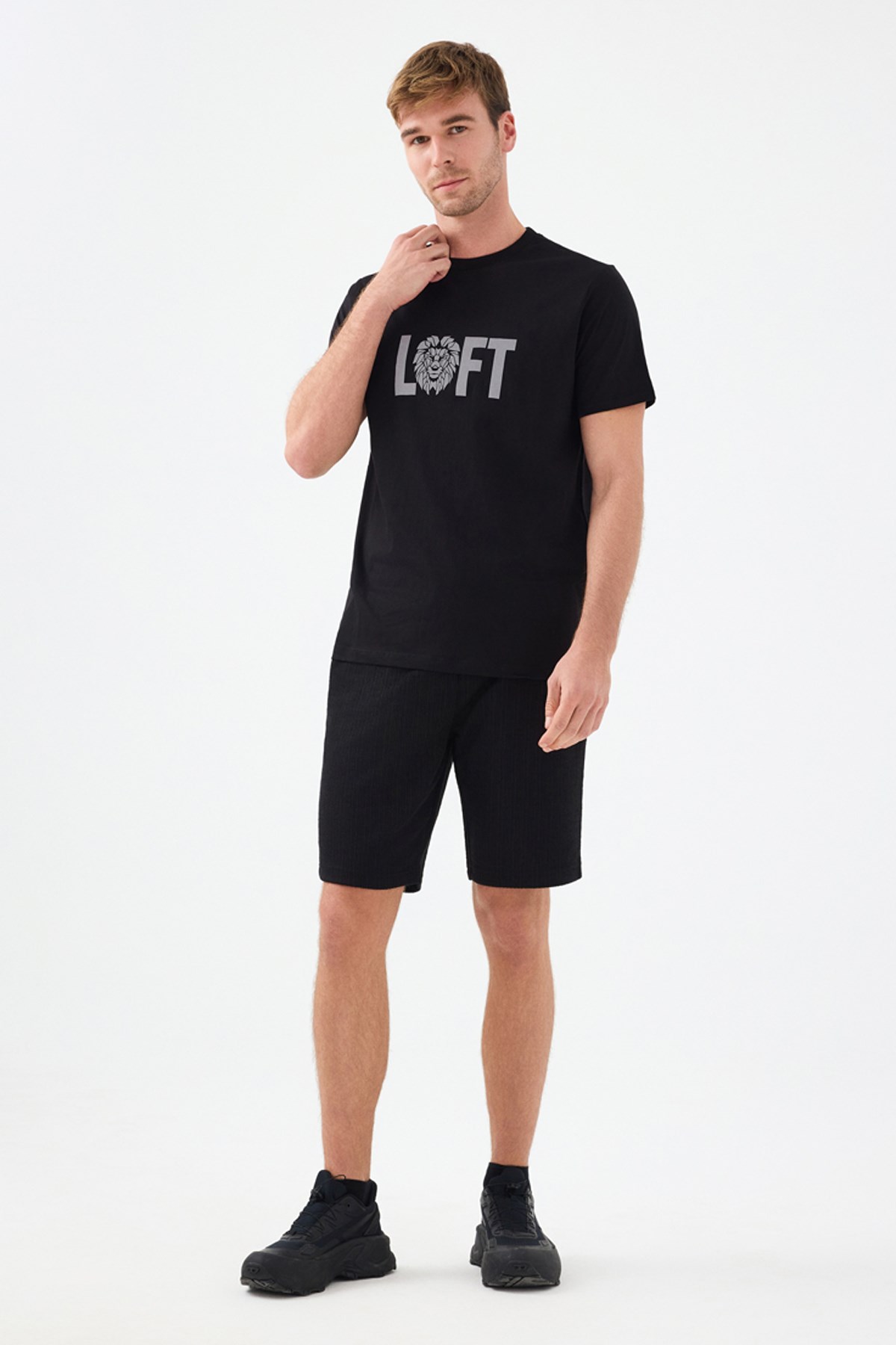 Loft  Erkek Tişört Lf2038463 Siyah
