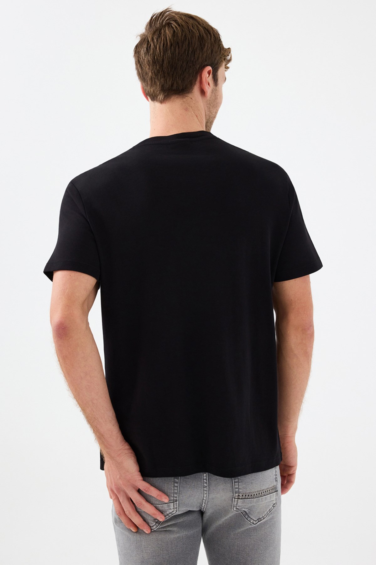 Loft Erkek Tişört LF2038464 Siyah
