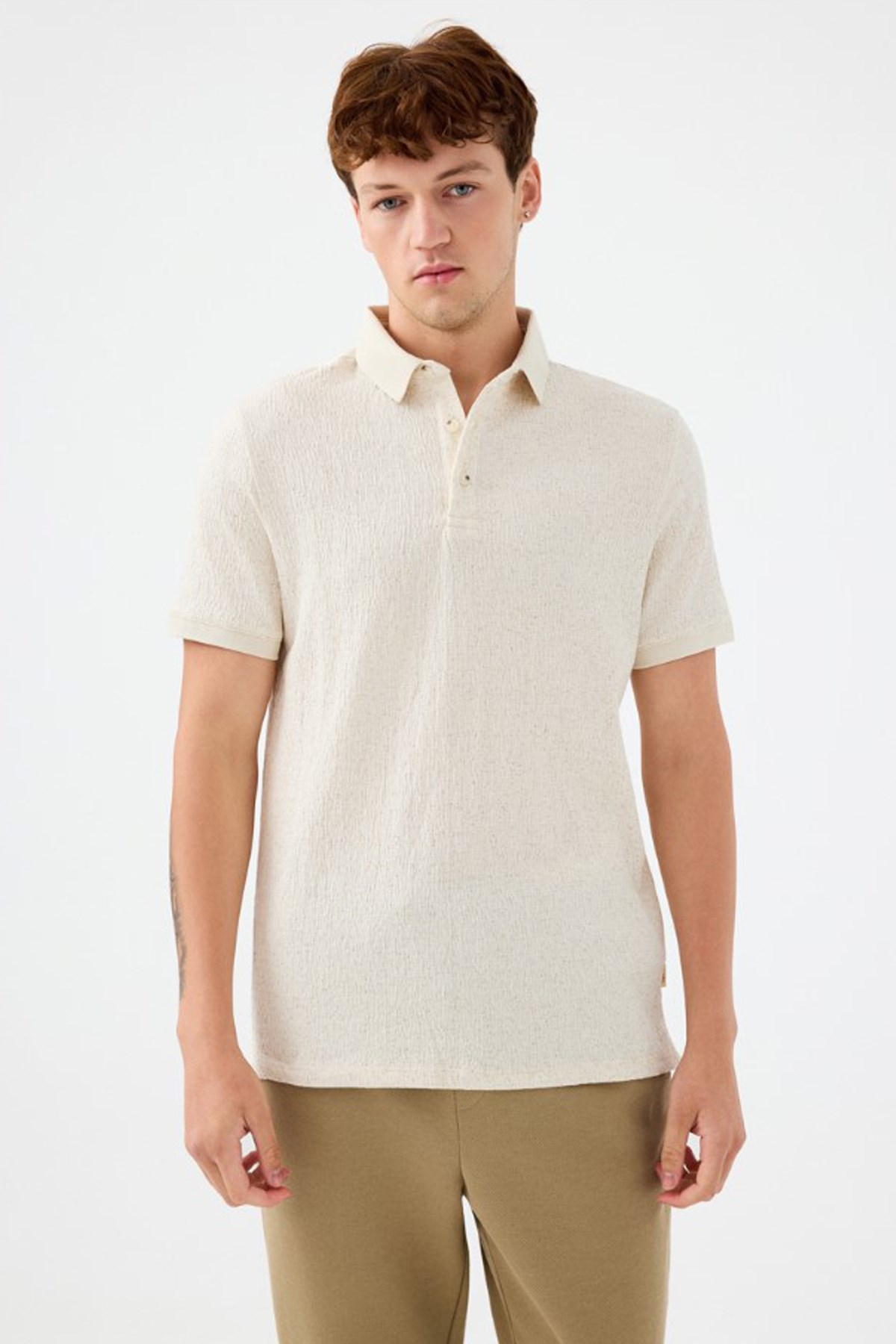 Loft  Erkek Polo Tişört Lf2038502 Bej