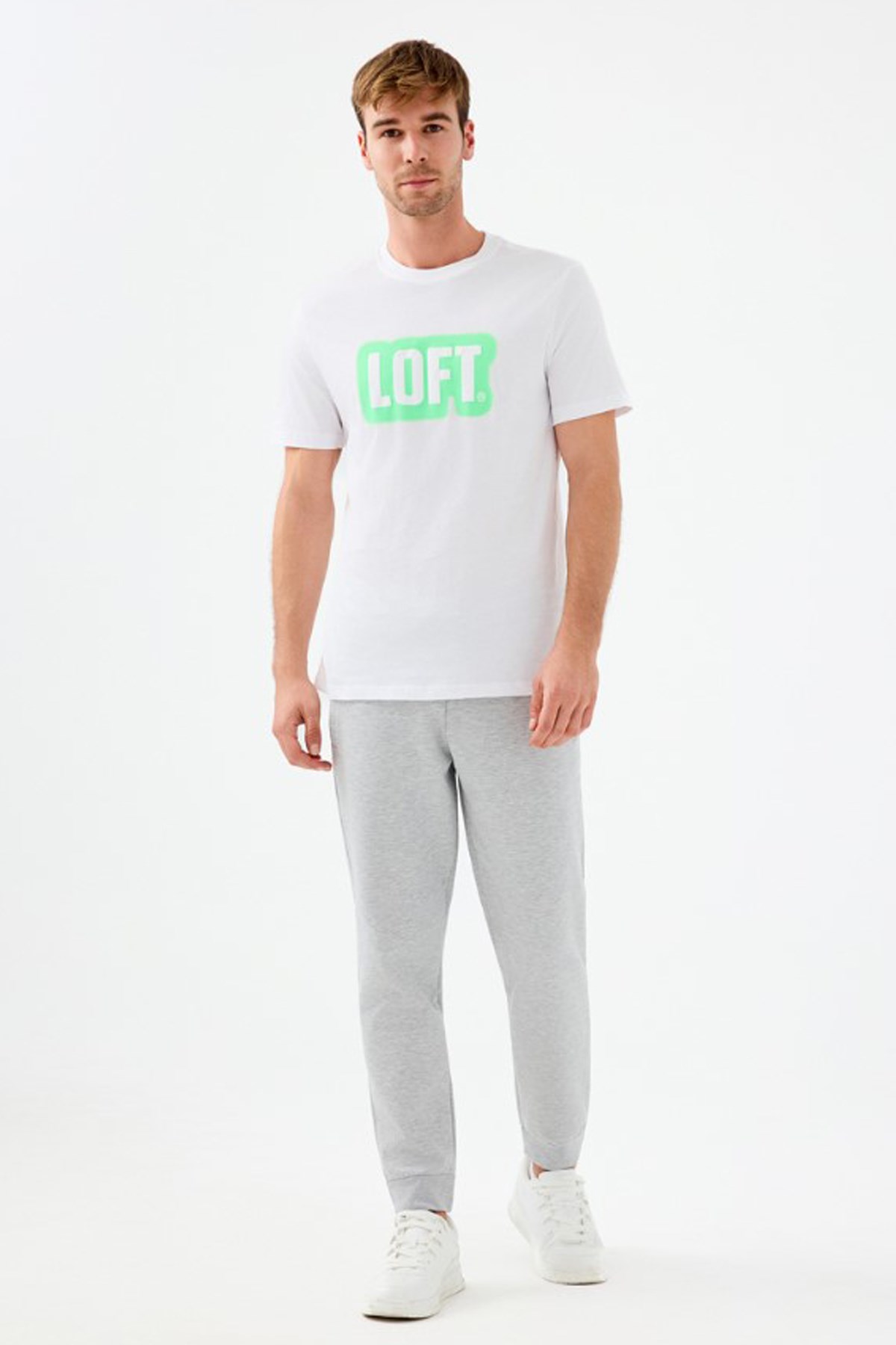 Loft Erkek Tişört LF2038534 Yeşil