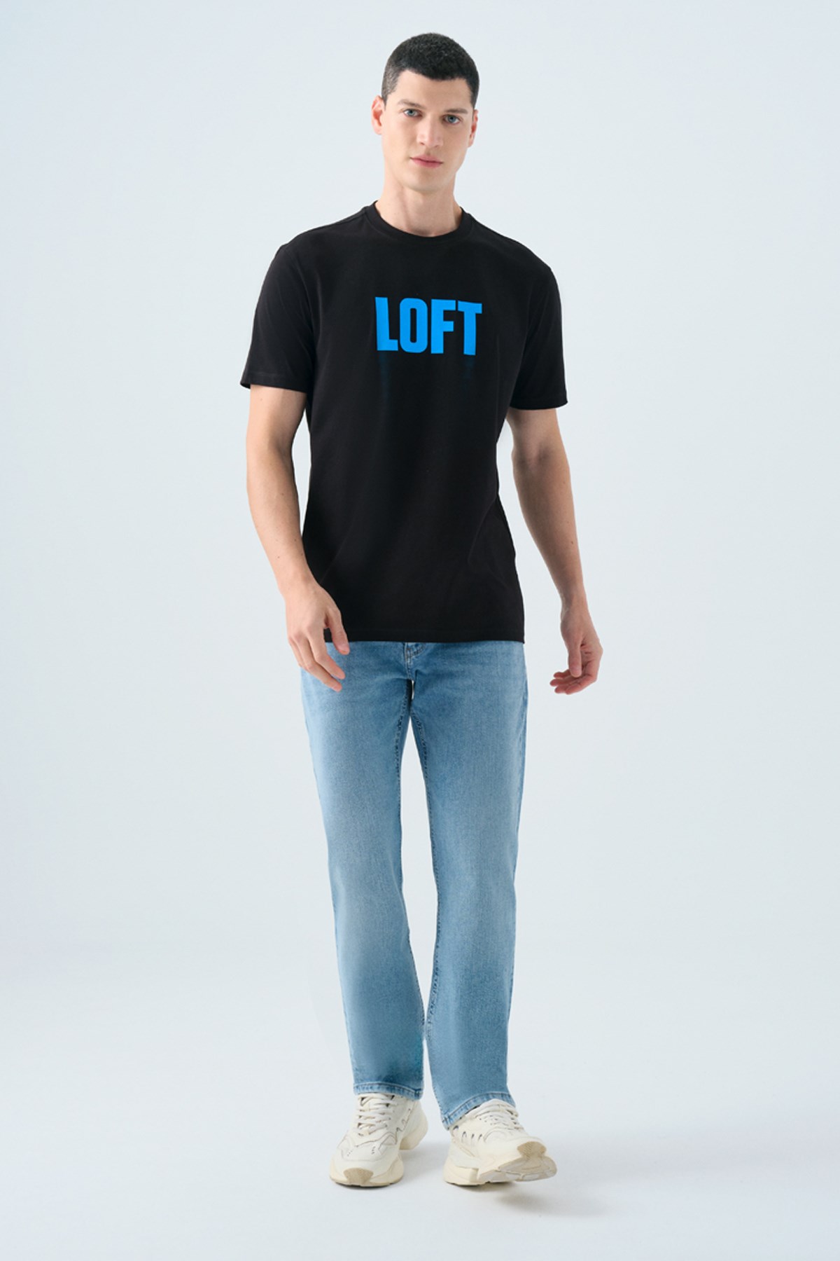 Loft Erkek Tişört LF2038541 Mavi