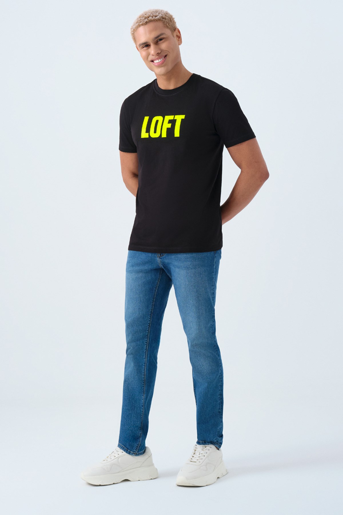 Loft Erkek Tişört LF2038541 Sarı