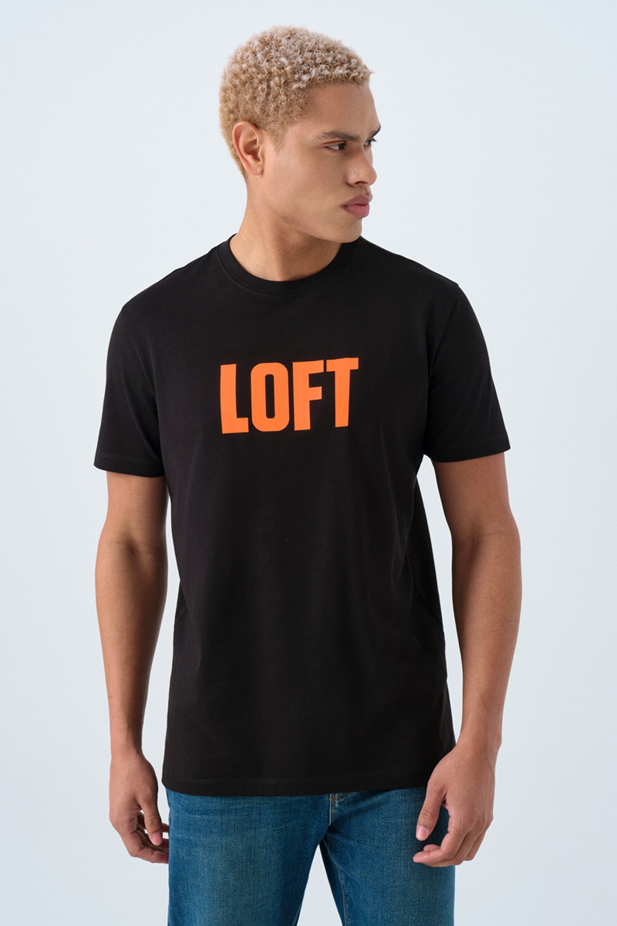 Loft Erkek Tişört LF2038541 Turuncu