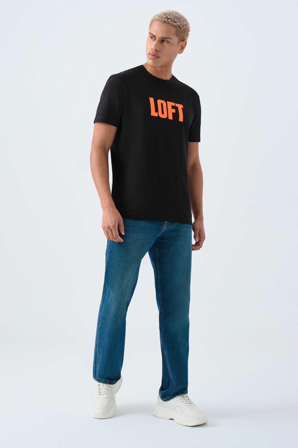Loft Erkek Tişört LF2038541 Turuncu