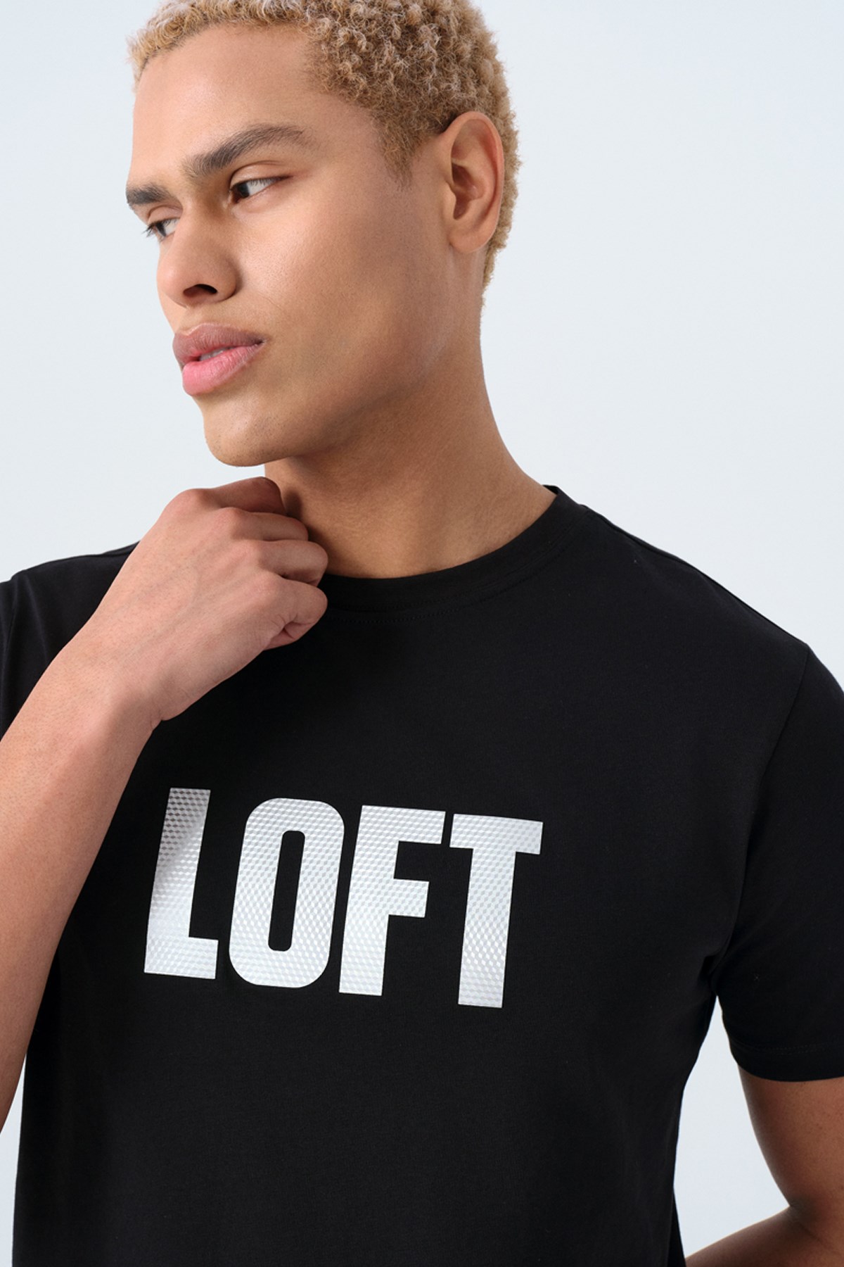 Loft  Erkek Tişört Lf2038558 Siyah