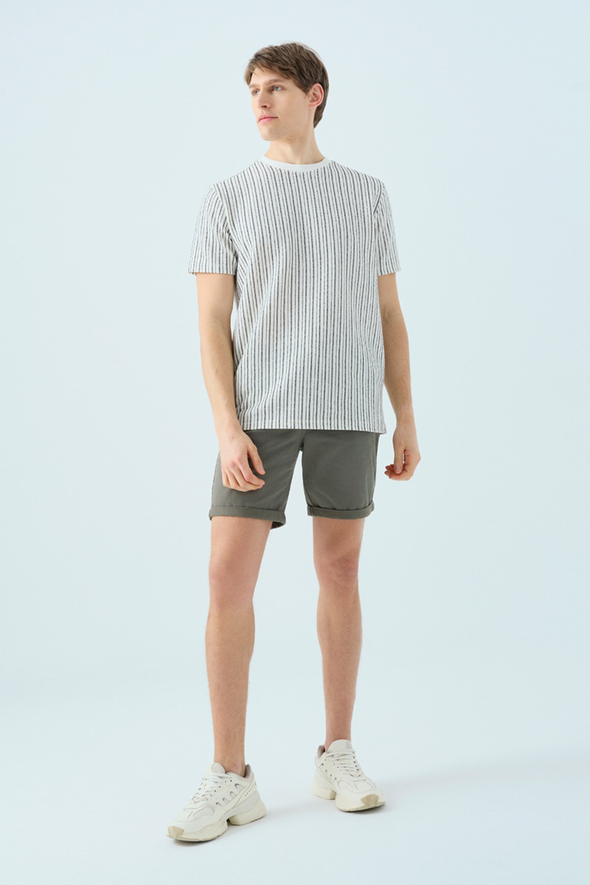 Loft  Erkek Tişört Lf2038584 Ekru