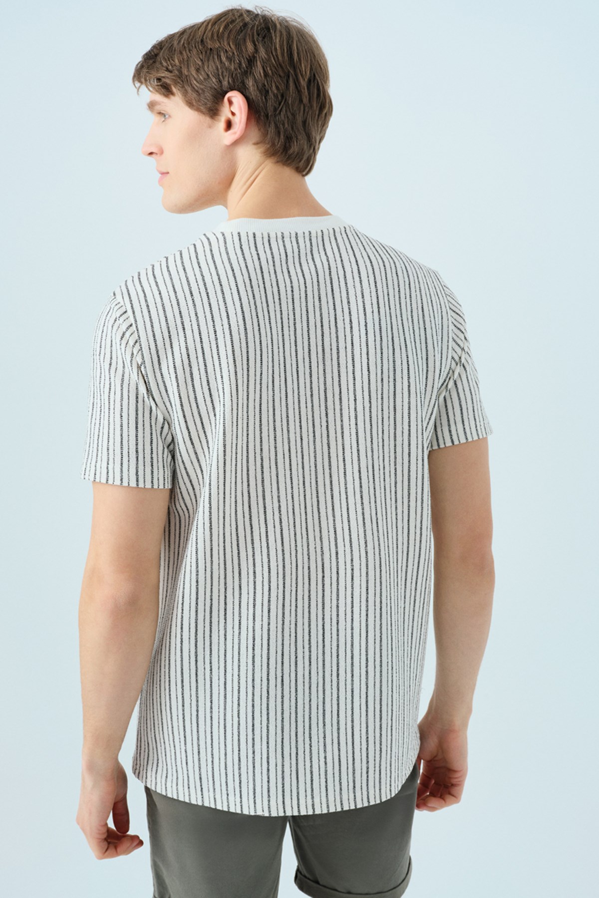 Loft  Erkek Tişört Lf2038584 Ekru