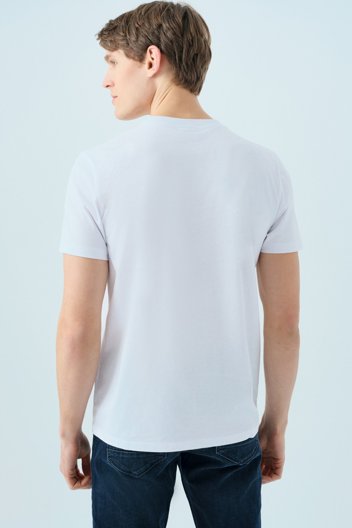 Loft Erkek Tişört LF2038590 Beyaz