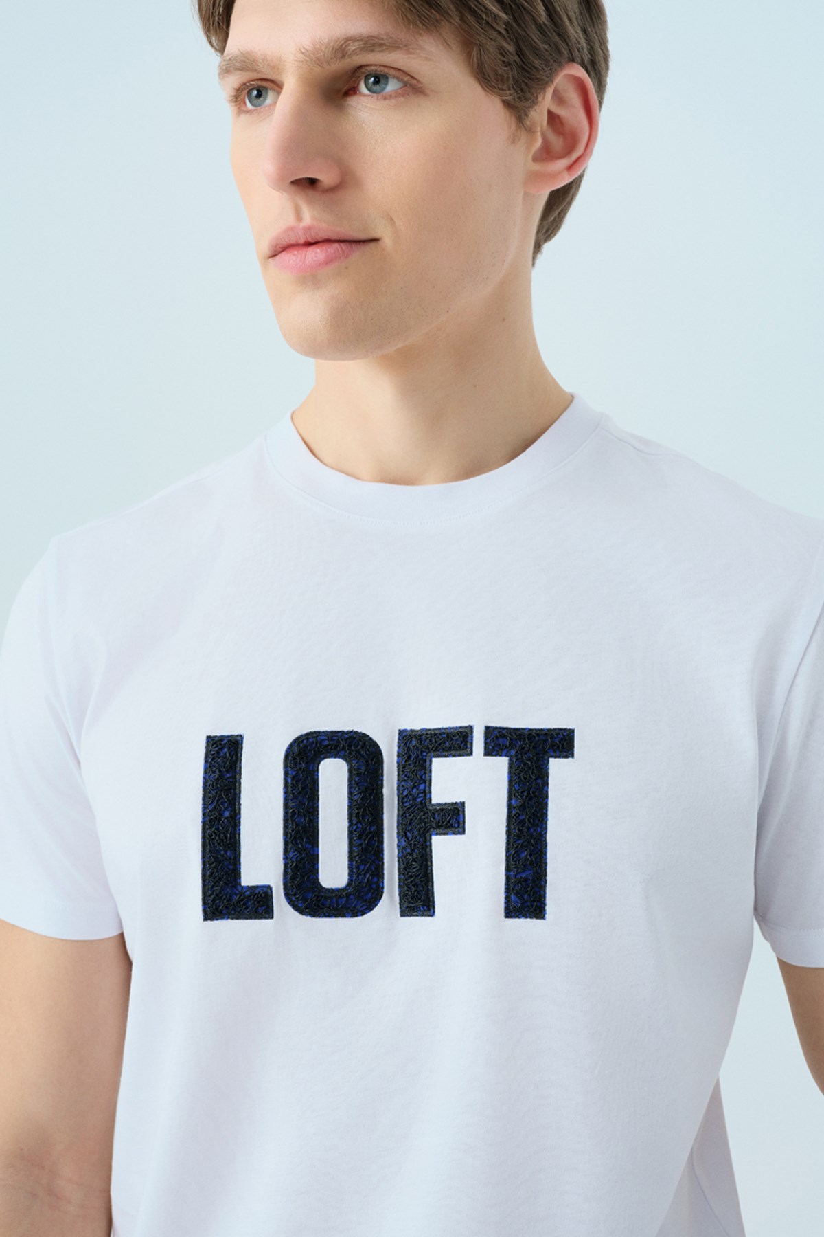 Loft Erkek Tişört LF2038590 Beyaz