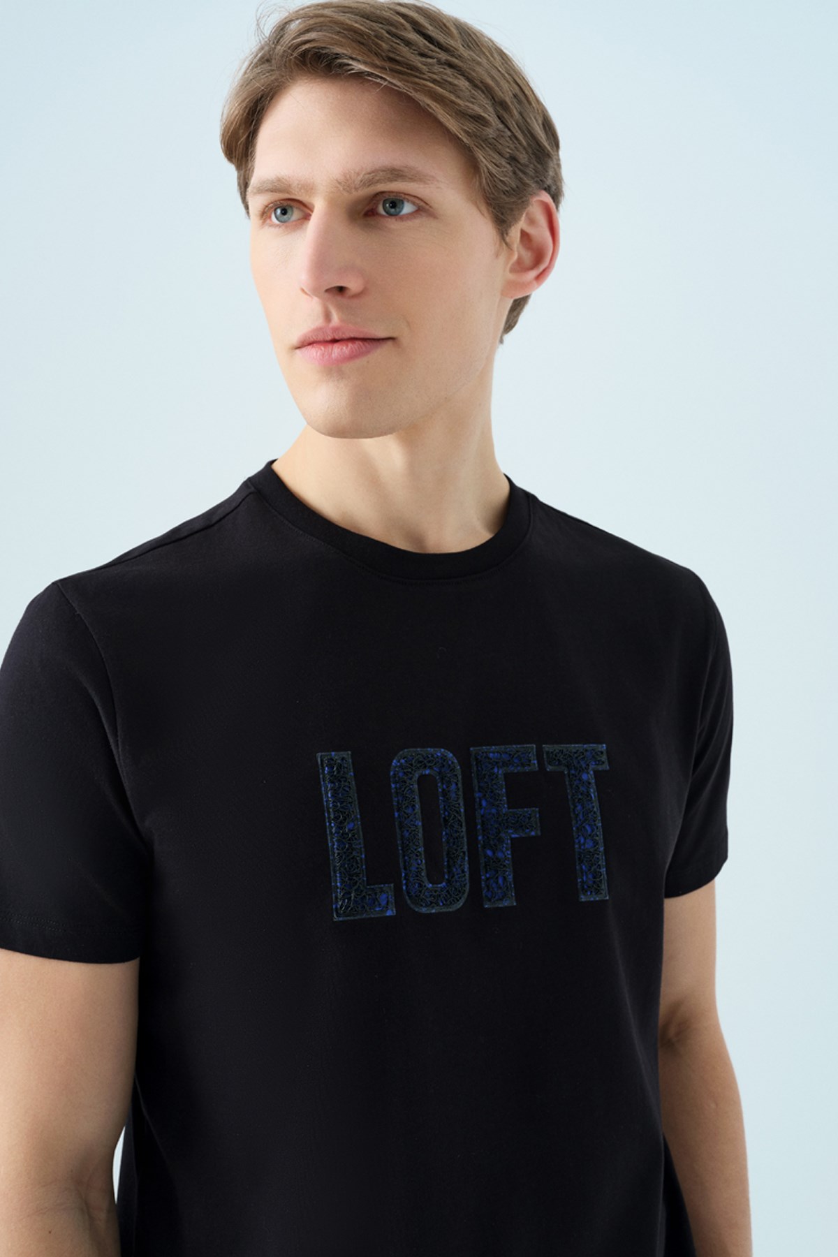 Loft Erkek Tişört LF2038590 Siyah