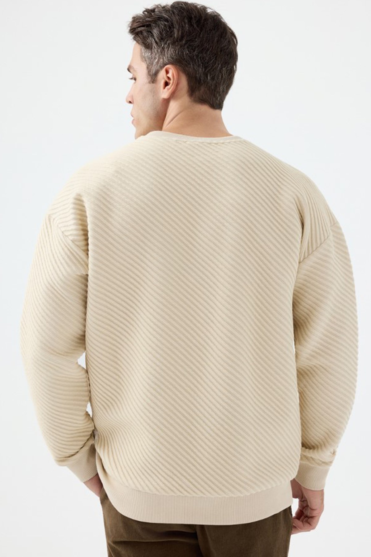 Loft Erkek Sweatshirt LF2038599 Bej