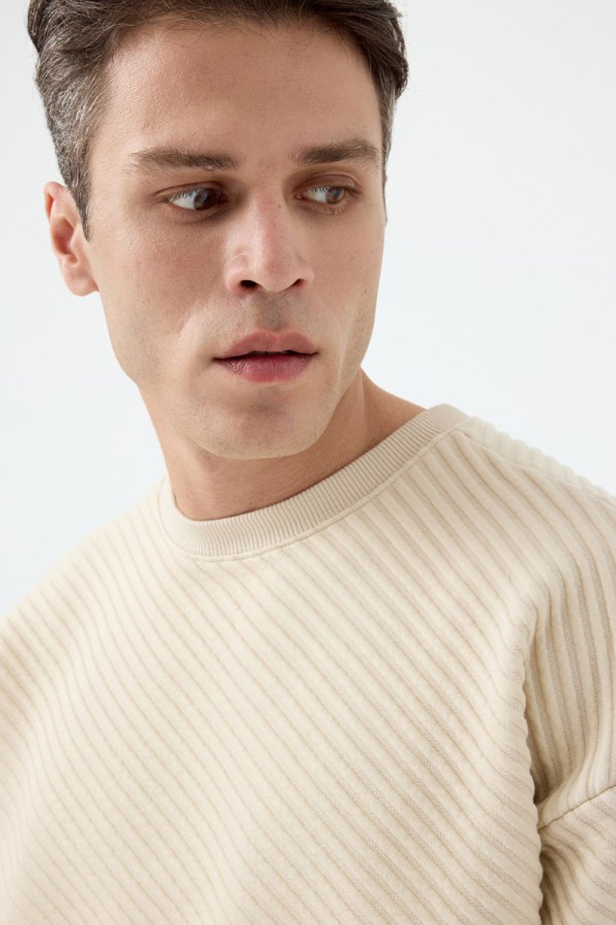 Loft Erkek Sweatshirt LF2038599 Bej