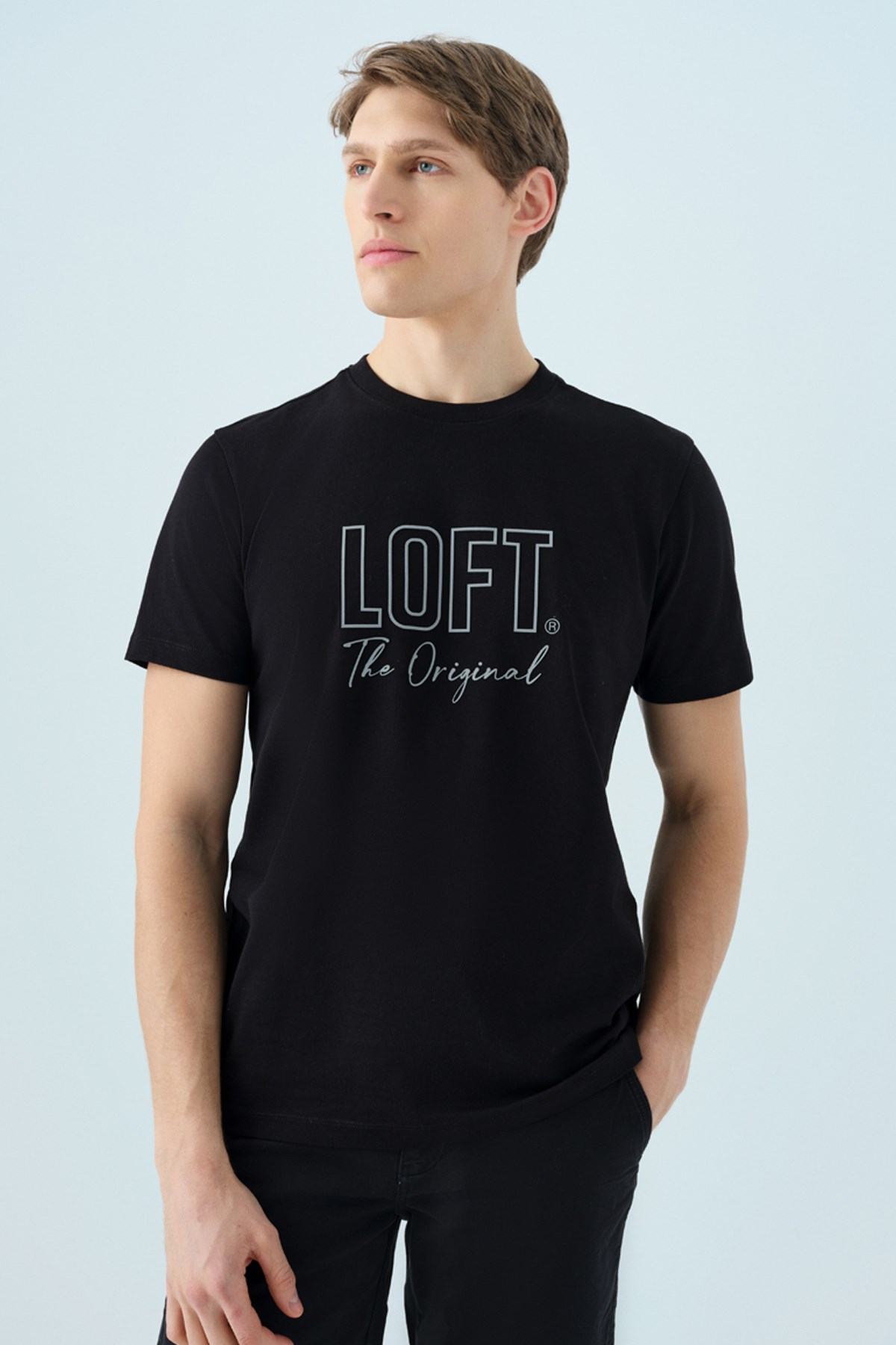 Loft  Erkek Tişört Lf2038646 Siyah