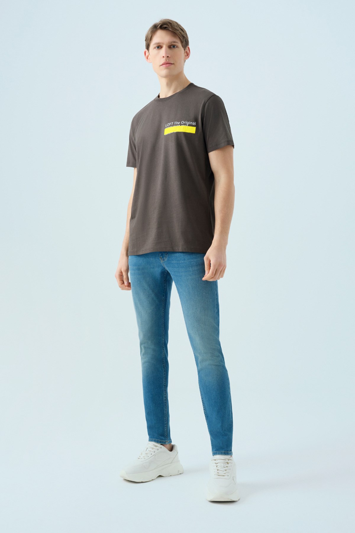 Loft  Erkek Tişört Lf2038686 Haki