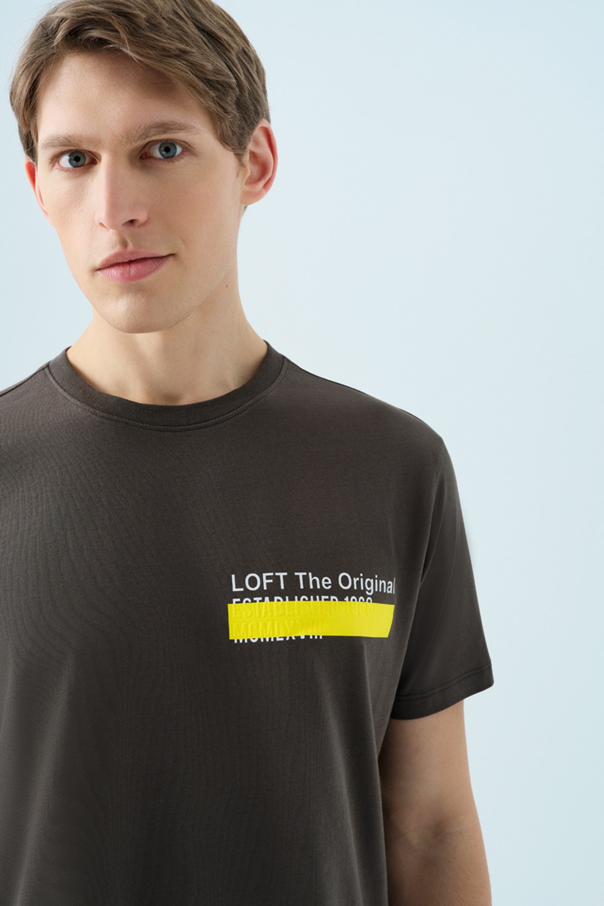 Loft  Erkek Tişört Lf2038686 Haki