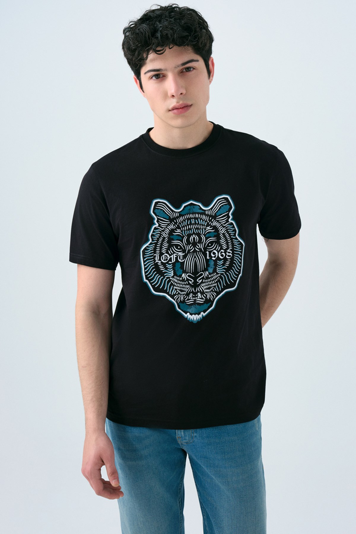 Loft  Erkek Tişört Lf2038690 Siyah