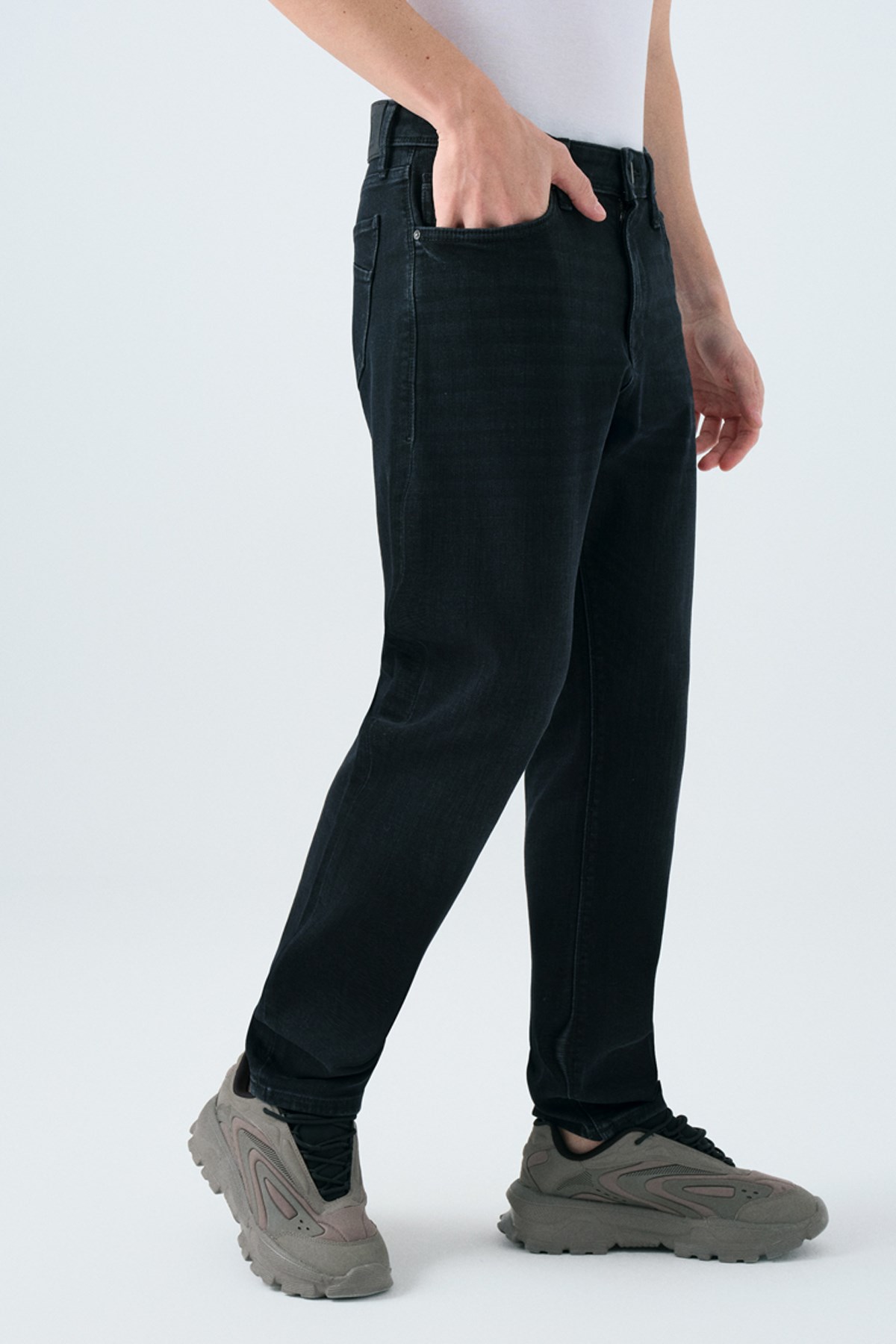 Loft Tony Slim Fit Erkek Pantolon Siyah
