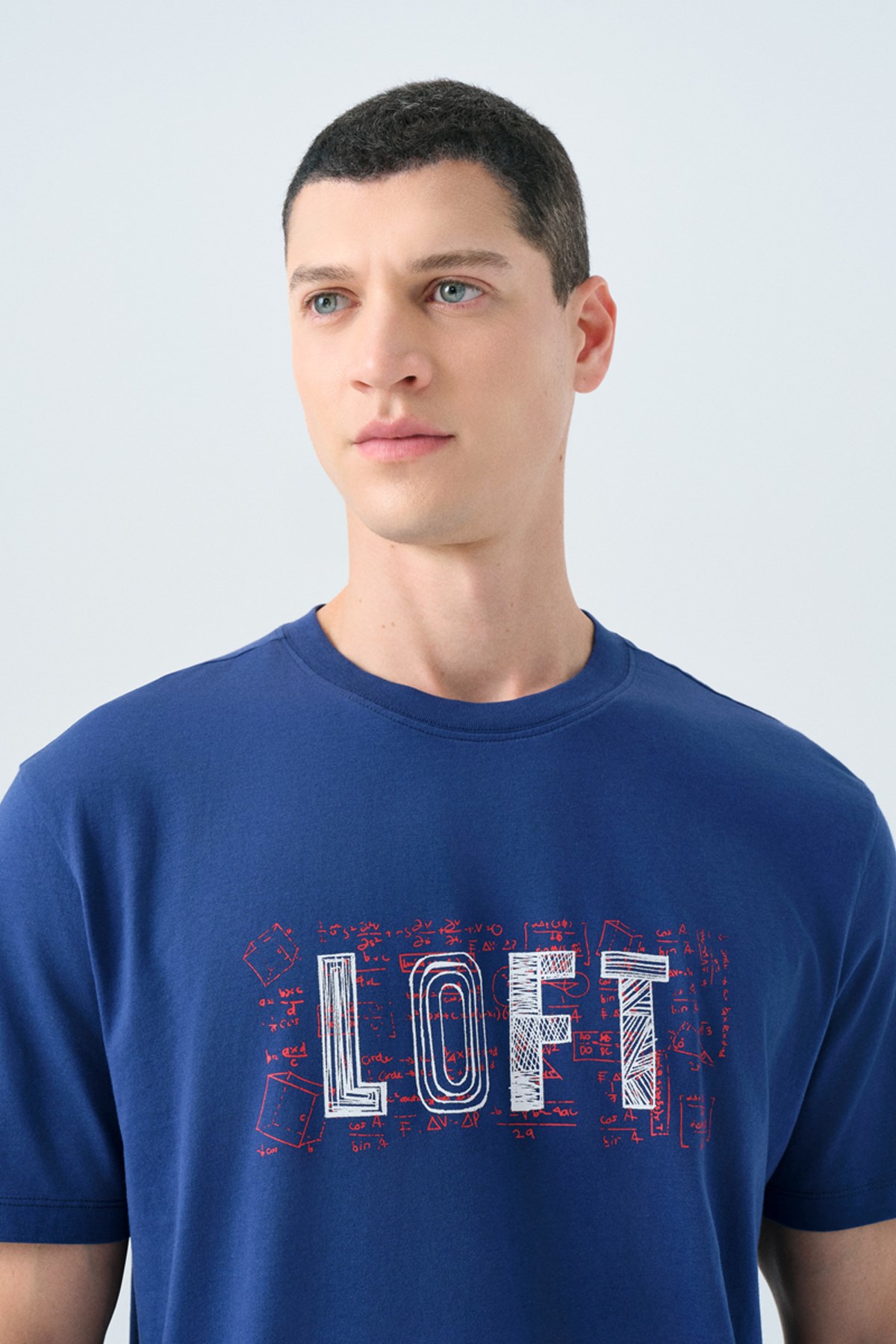 Loft  Erkek Tişört Lf2038726 Lacivert