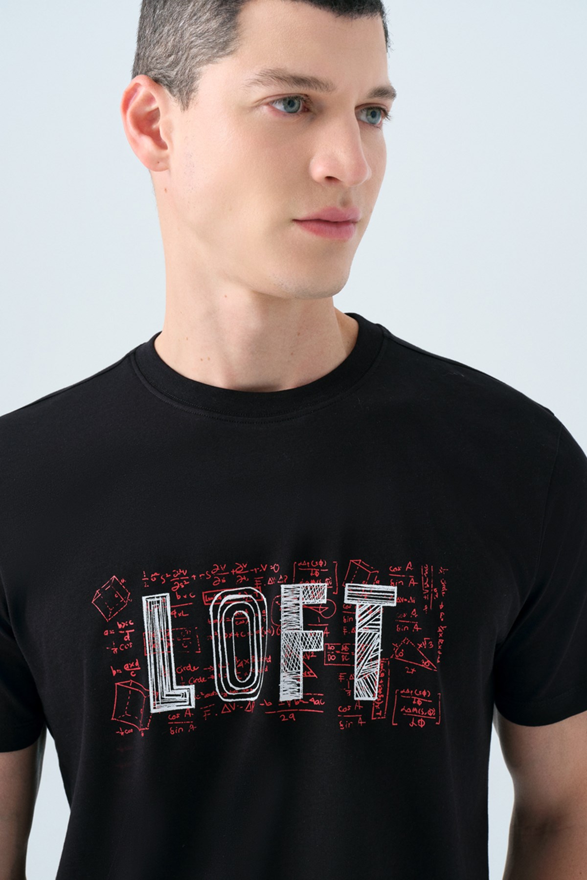 Loft  Erkek Tişört Lf2038726 Siyah