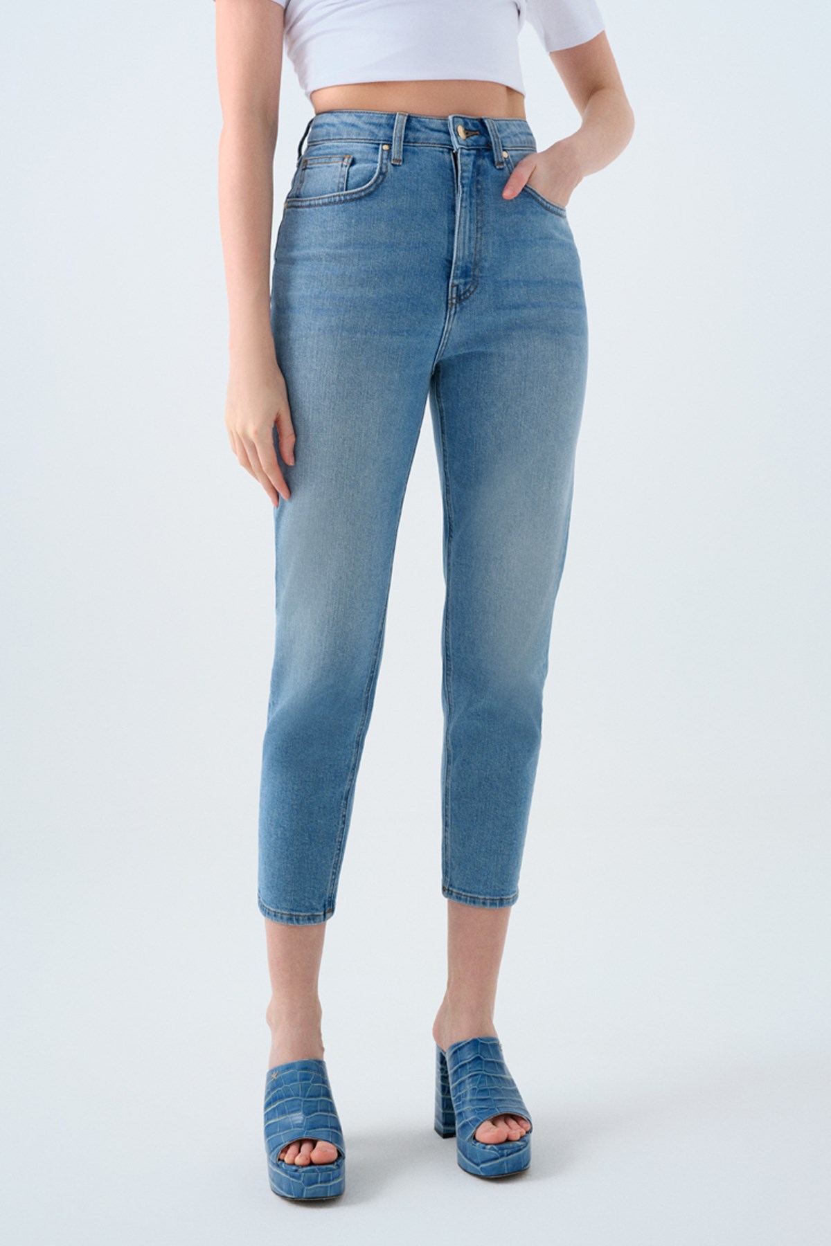 Loft Kadın Pantolon Mavi