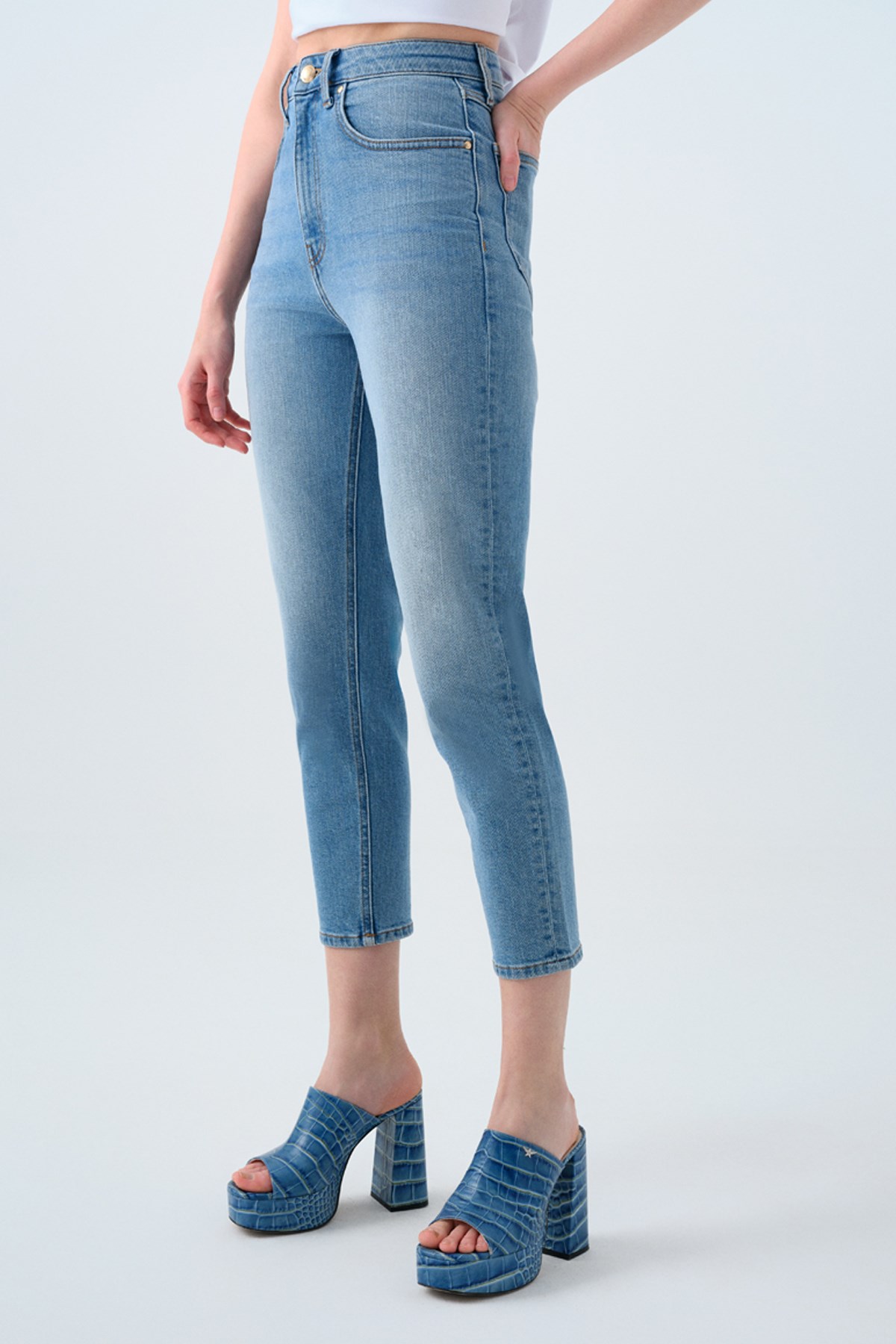 Loft Kadın Pantolon Mavi