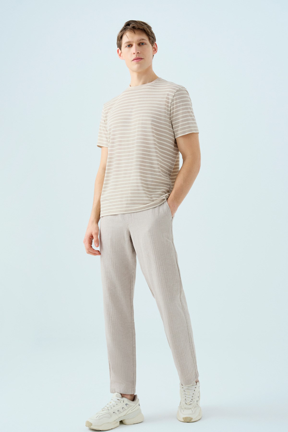 Loft  Erkek Tişört Lf2038863 Bej