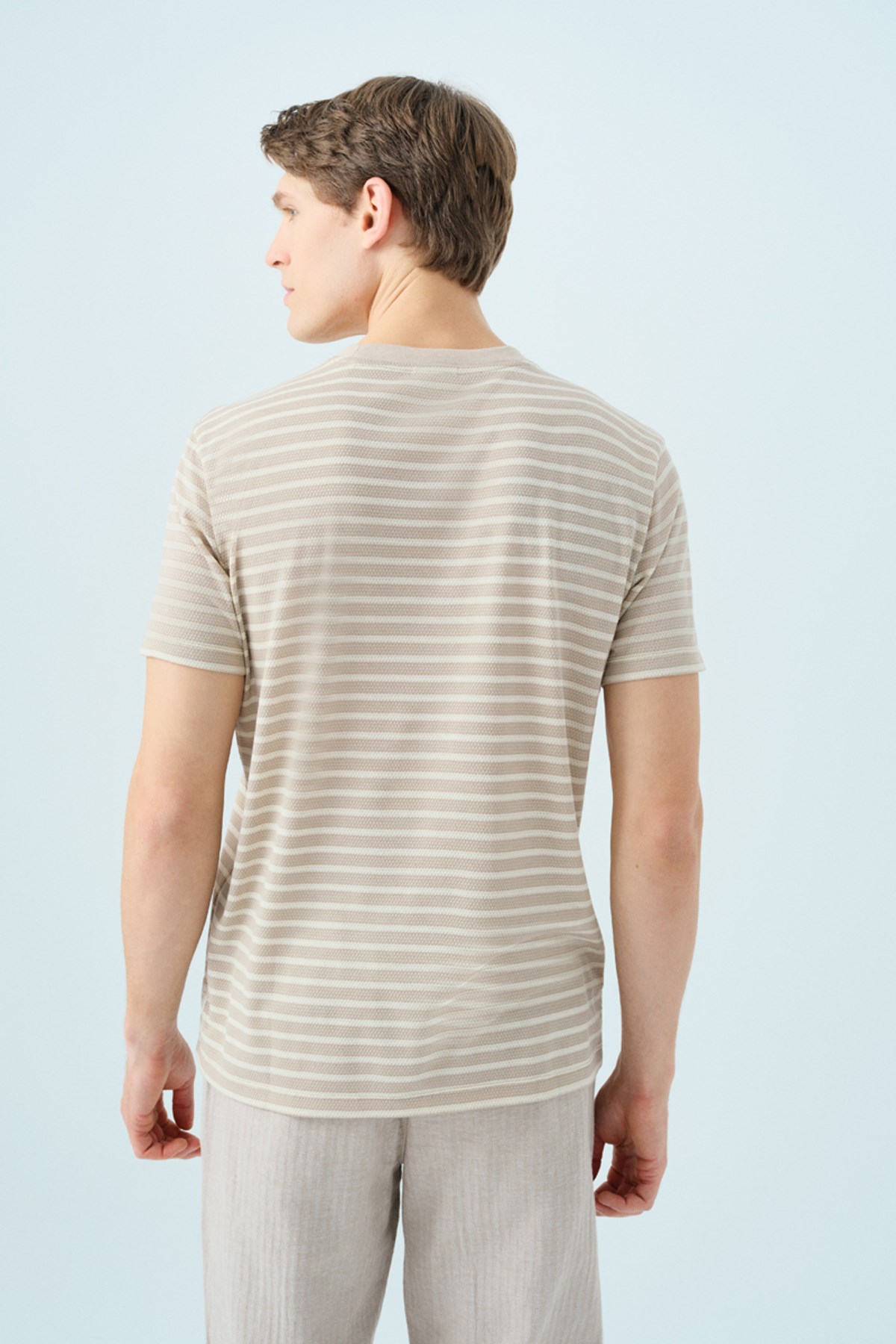 Loft  Erkek Tişört Lf2038863 Bej