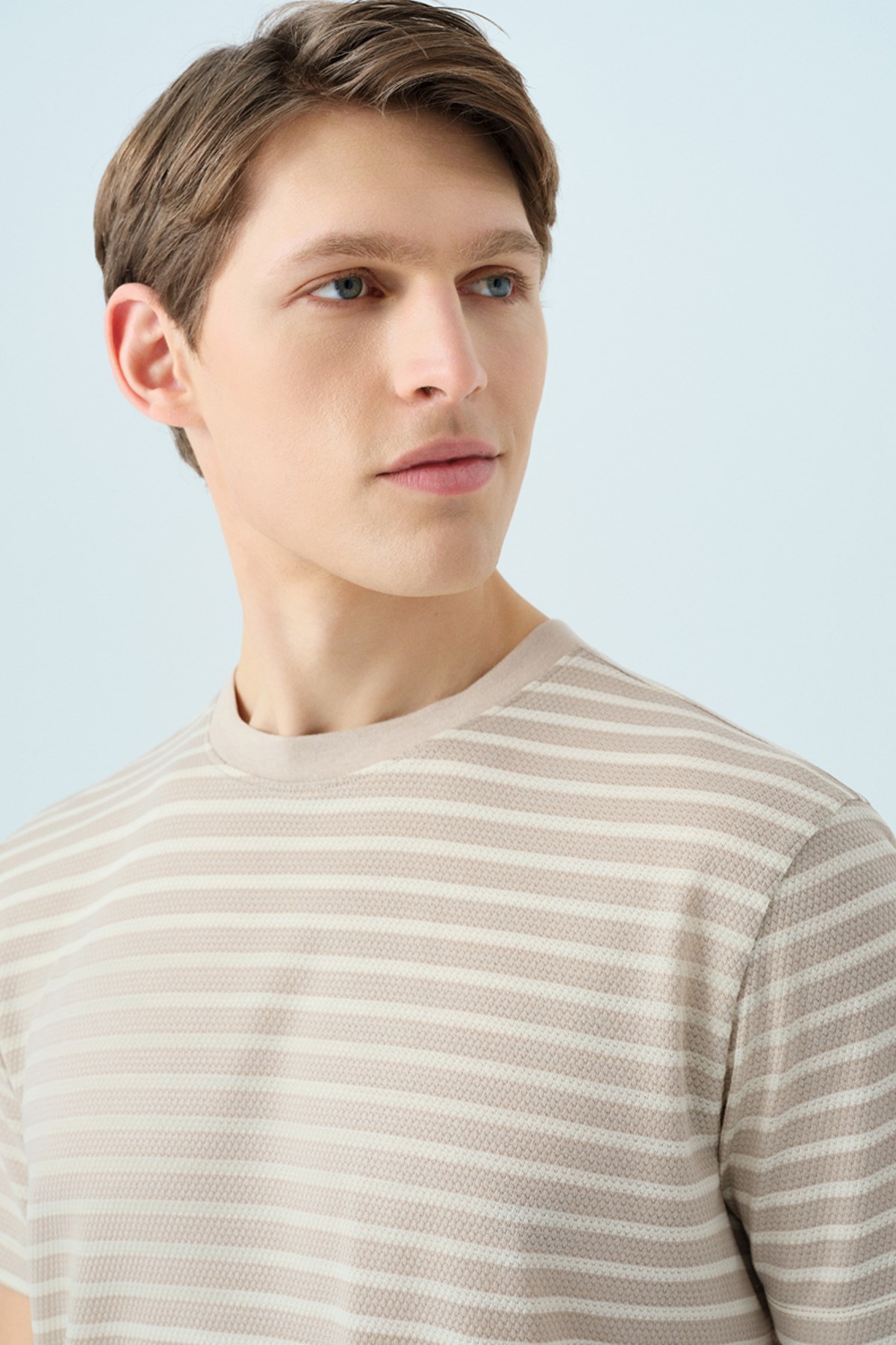 Loft  Erkek Tişört Lf2038863 Bej