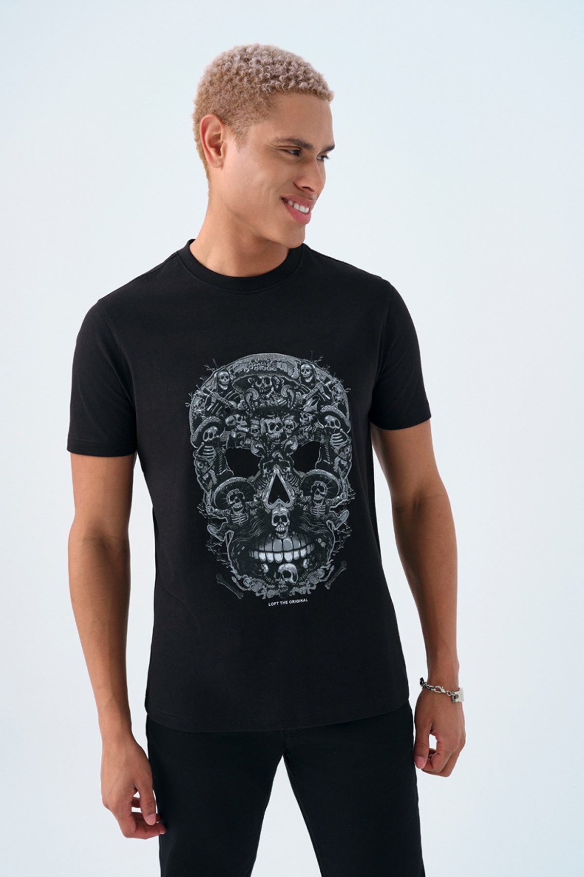 Loft  Erkek Tişört Lf2038864 Siyah