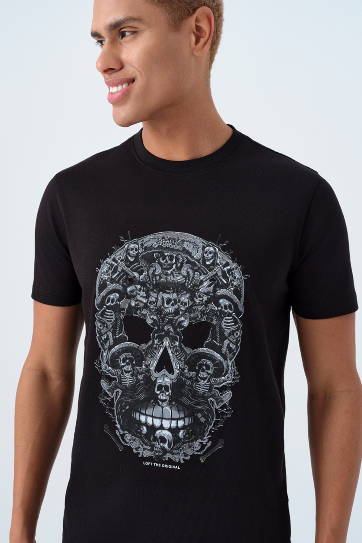 Loft  Erkek Tişört Lf2038864 Siyah