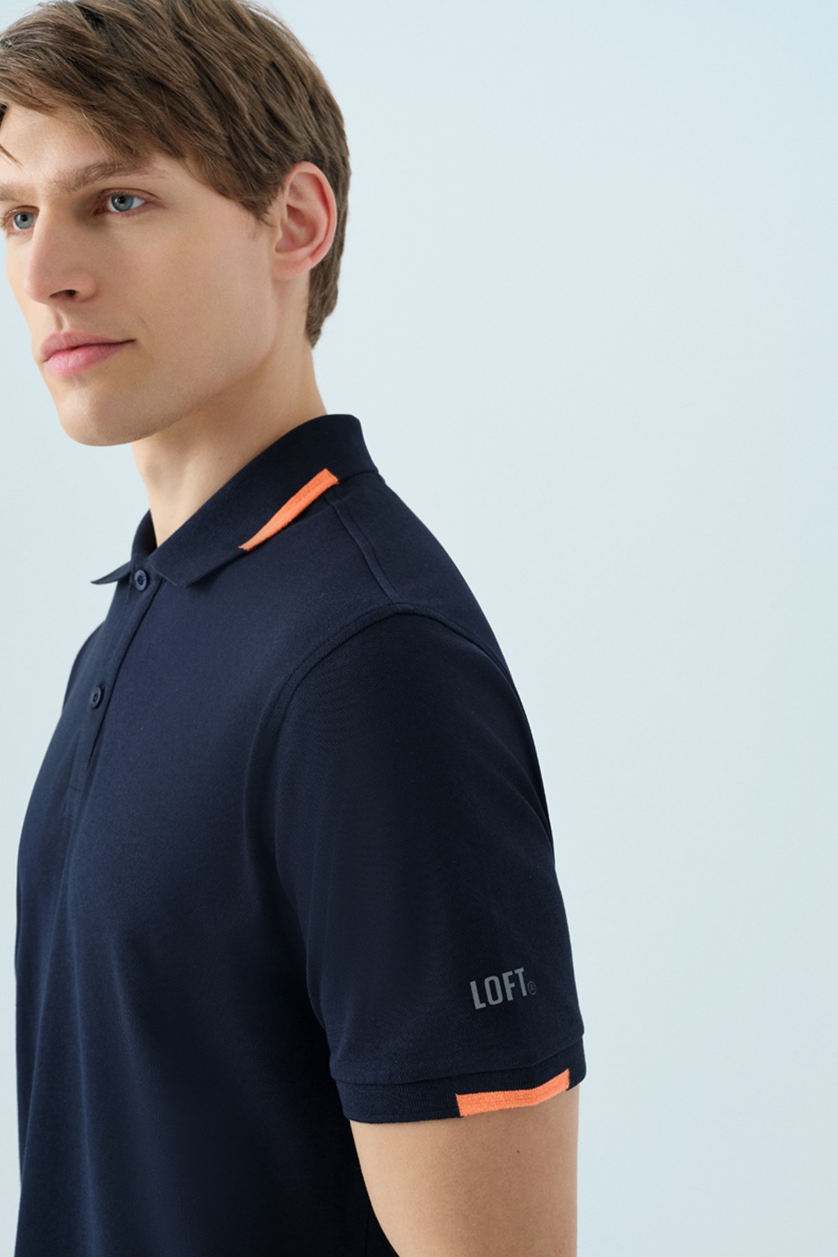 Loft  Erkek Polo Tişört Lf2038865 Lacivert