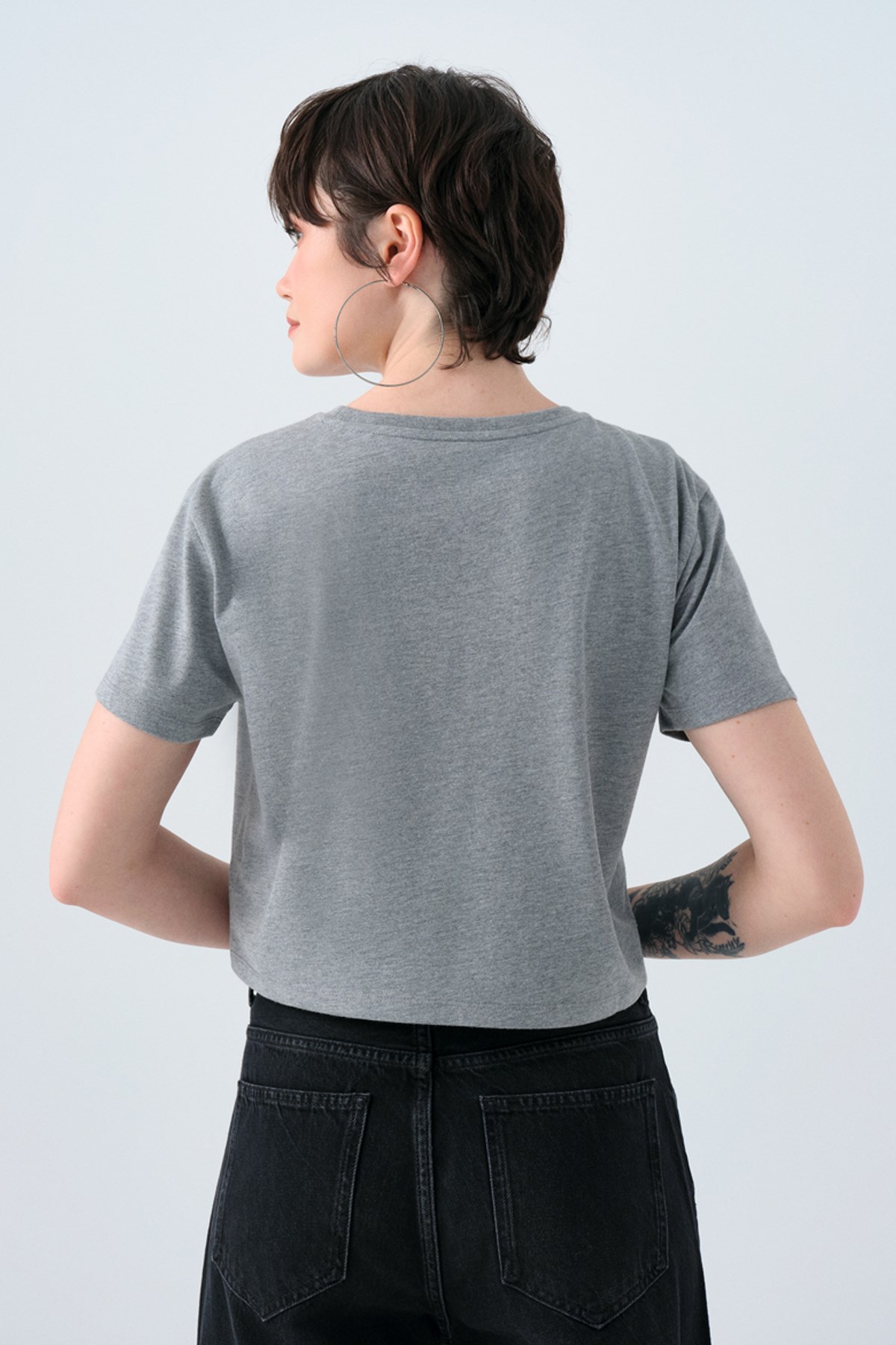 Loft Kadın Tişört LF2038988 Ekru