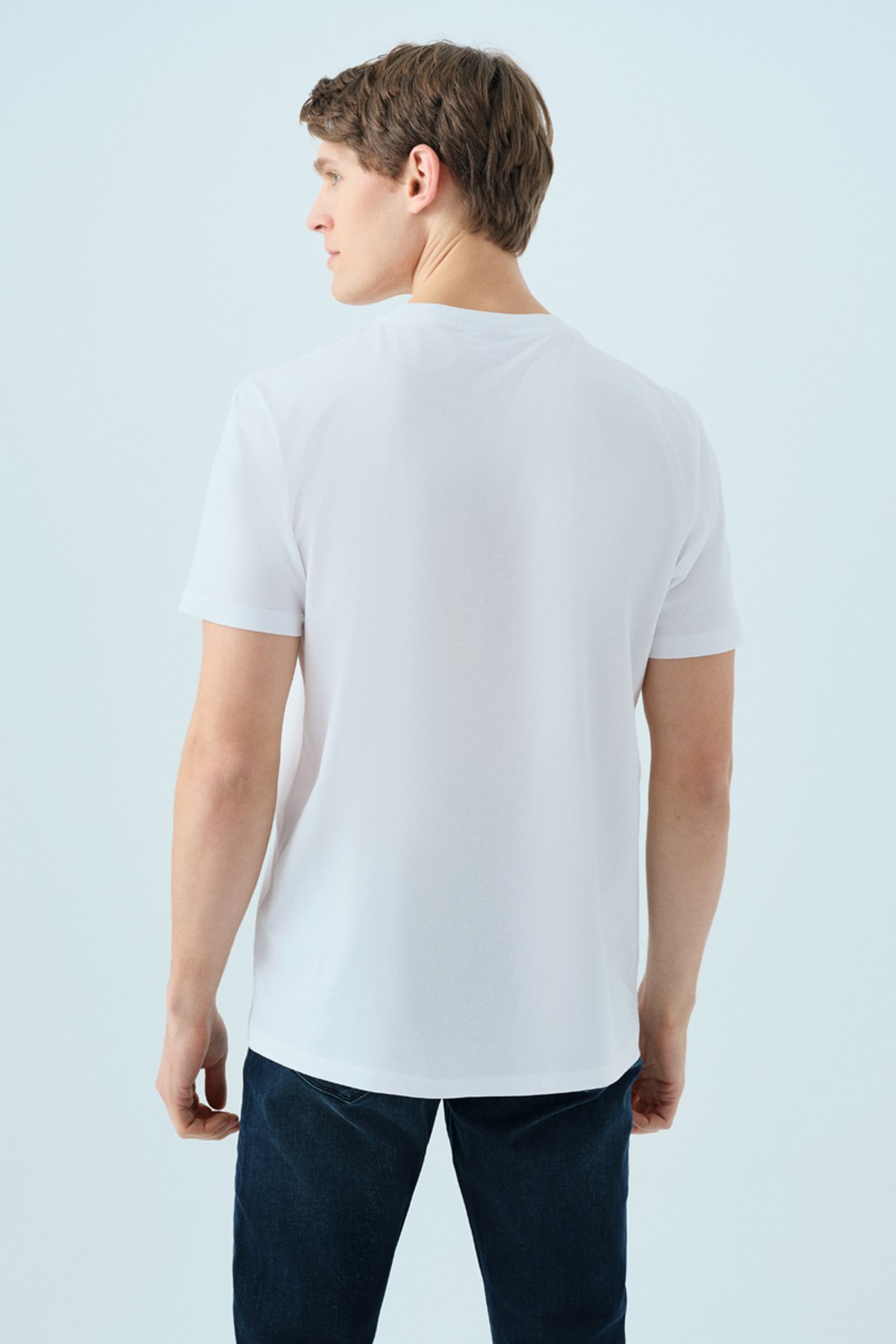 Loft Erkek Tişört LF2039006 Beyaz