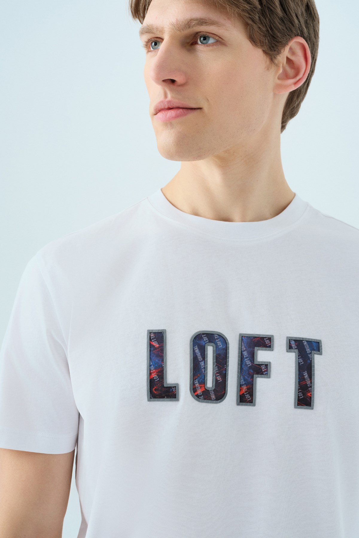 Loft Erkek Tişört LF2039006 Beyaz