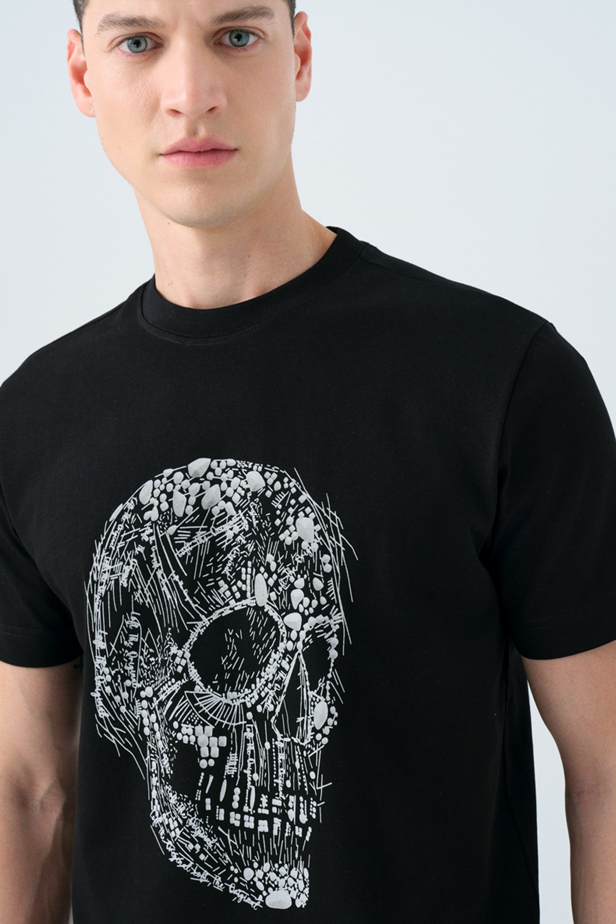 Loft Erkek Tişört LF2039008 Siyah