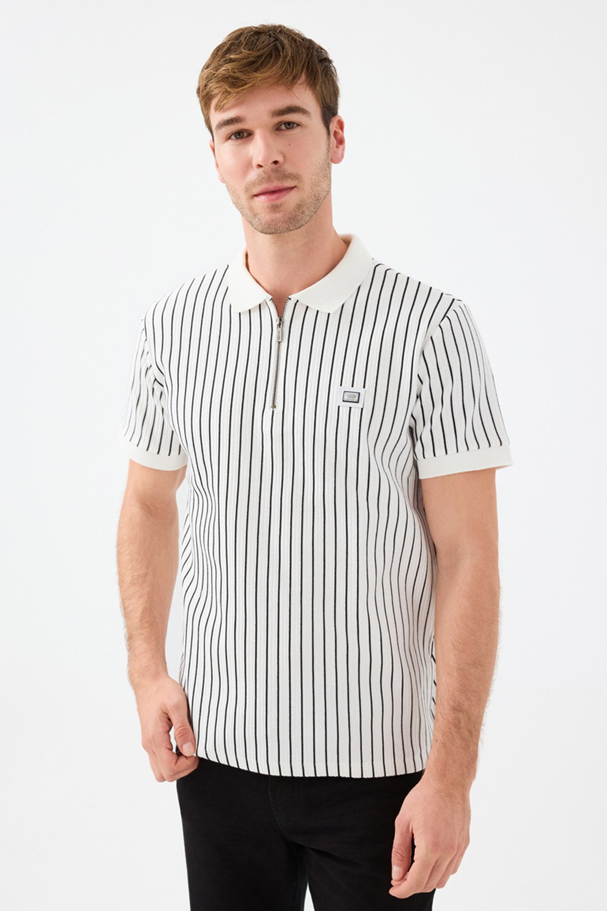 Loft  Erkek Polo Tişört Lf2039227 Beyaz