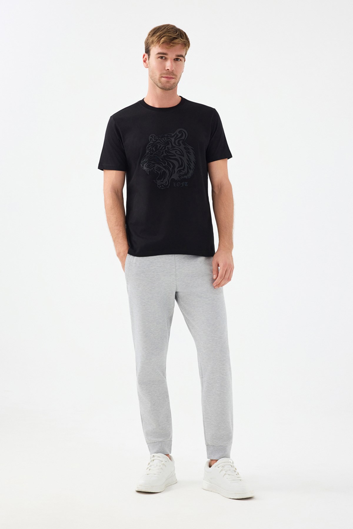 Loft Erkek Tişört LF2039228 Siyah