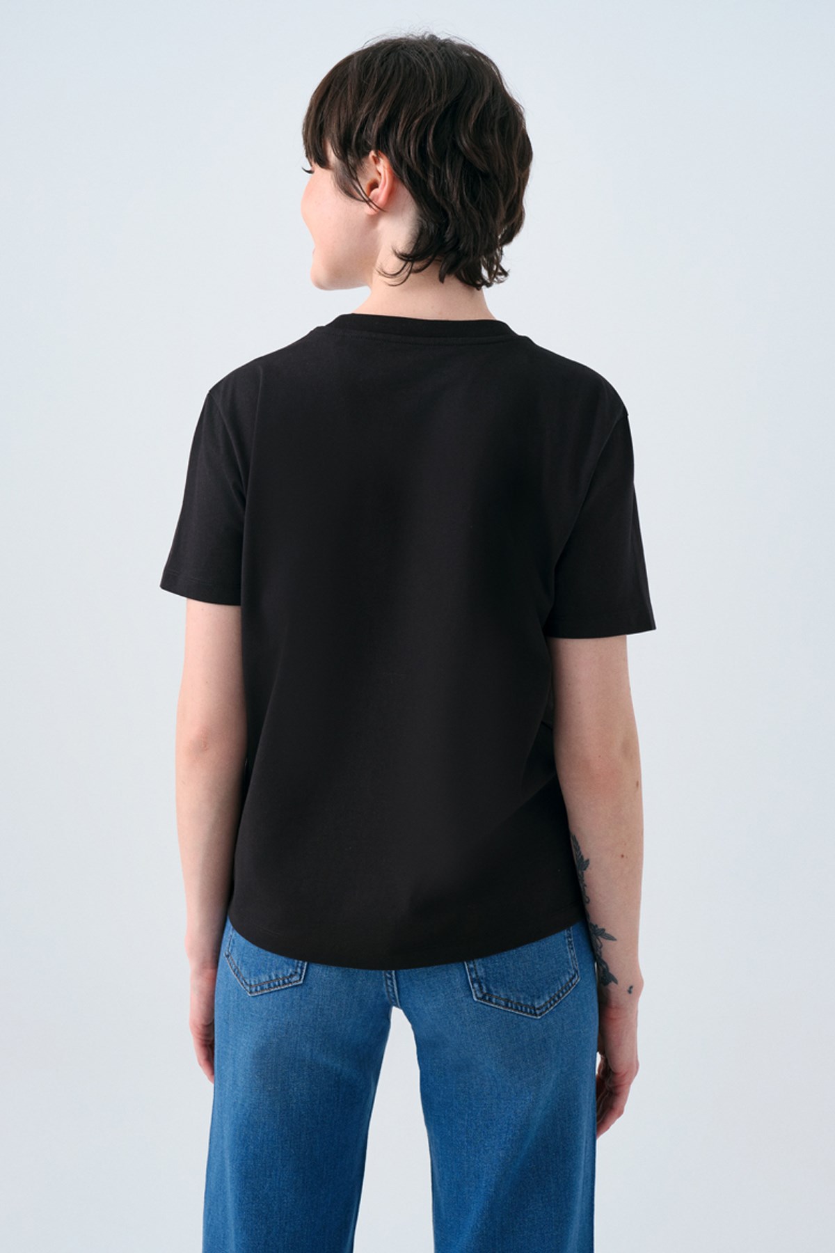 Loft Kadın Tişört LF2039263 Siyah