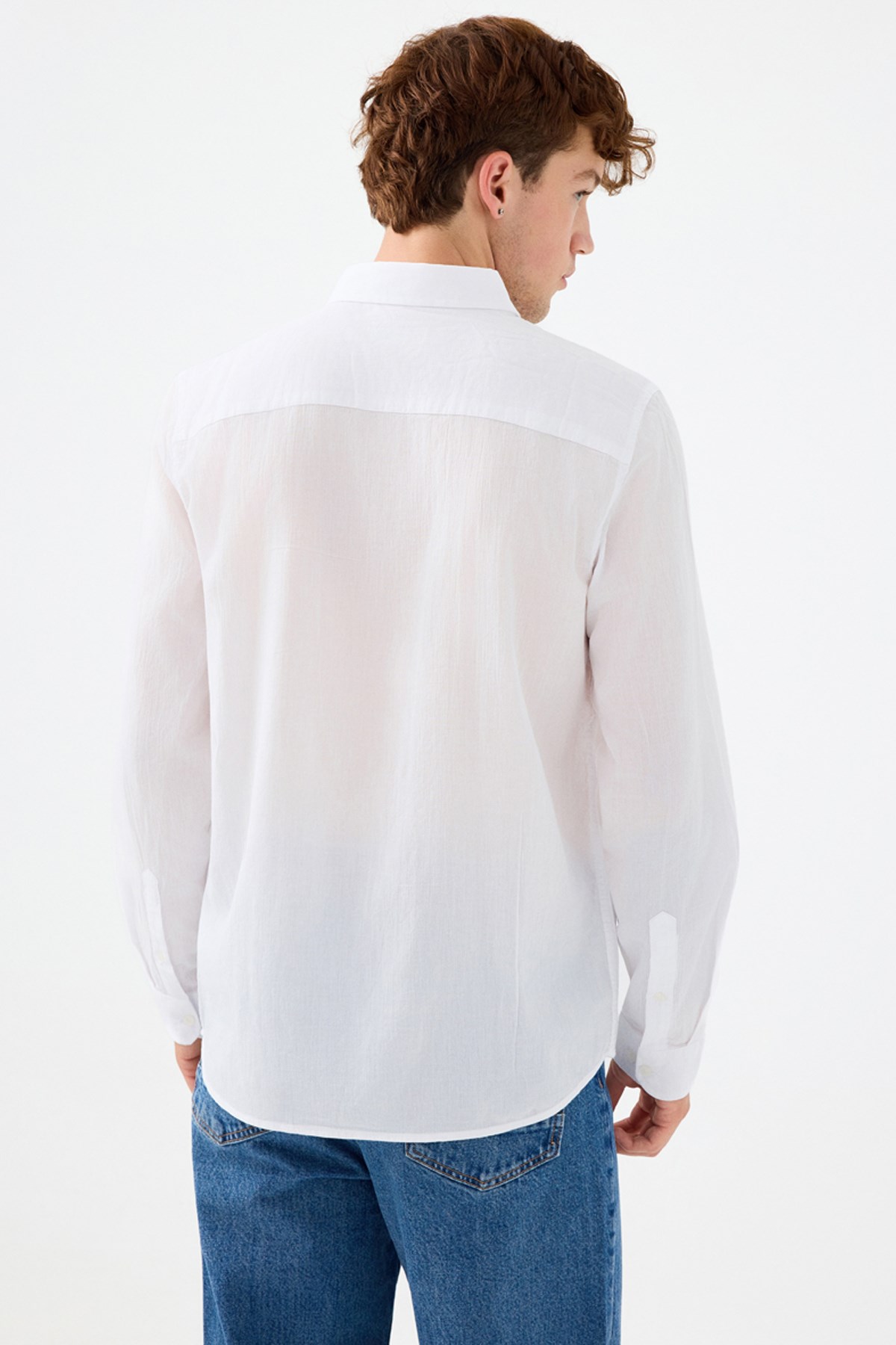 Loft  Erkek Gömlek Lf2039536 Beyaz