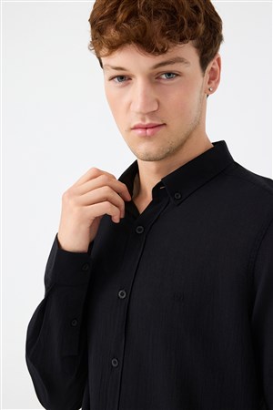 Loft  Erkek Gömlek Lf2039536 Siyah