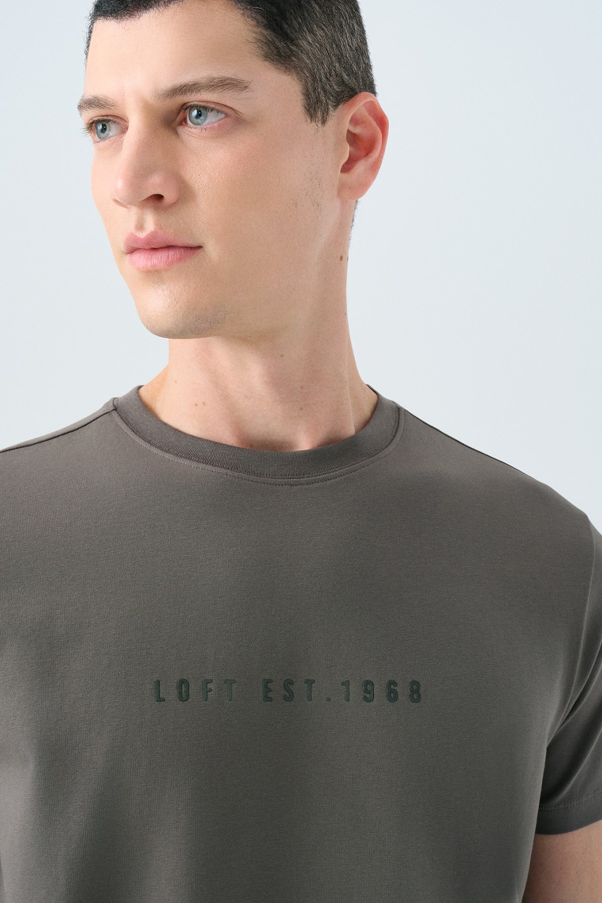 Loft Erkek Tişört LF2039590 Haki