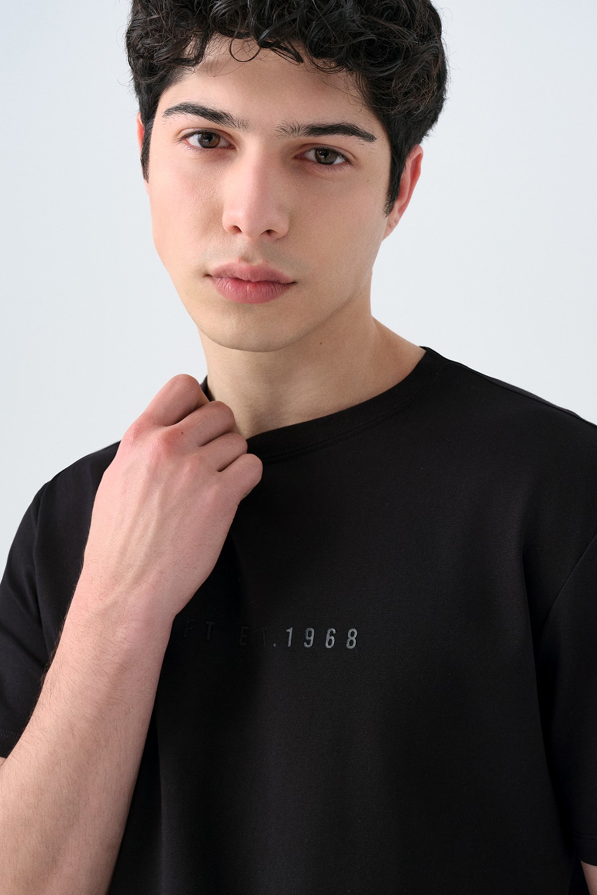 Loft Erkek Tişört LF2039590 Siyah