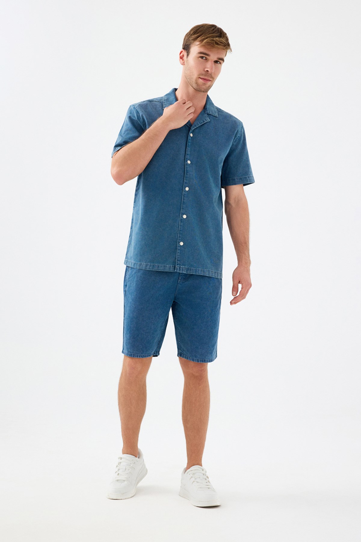 Loft Atreus Mid M Erkek Şort Lf2039933 Mavi