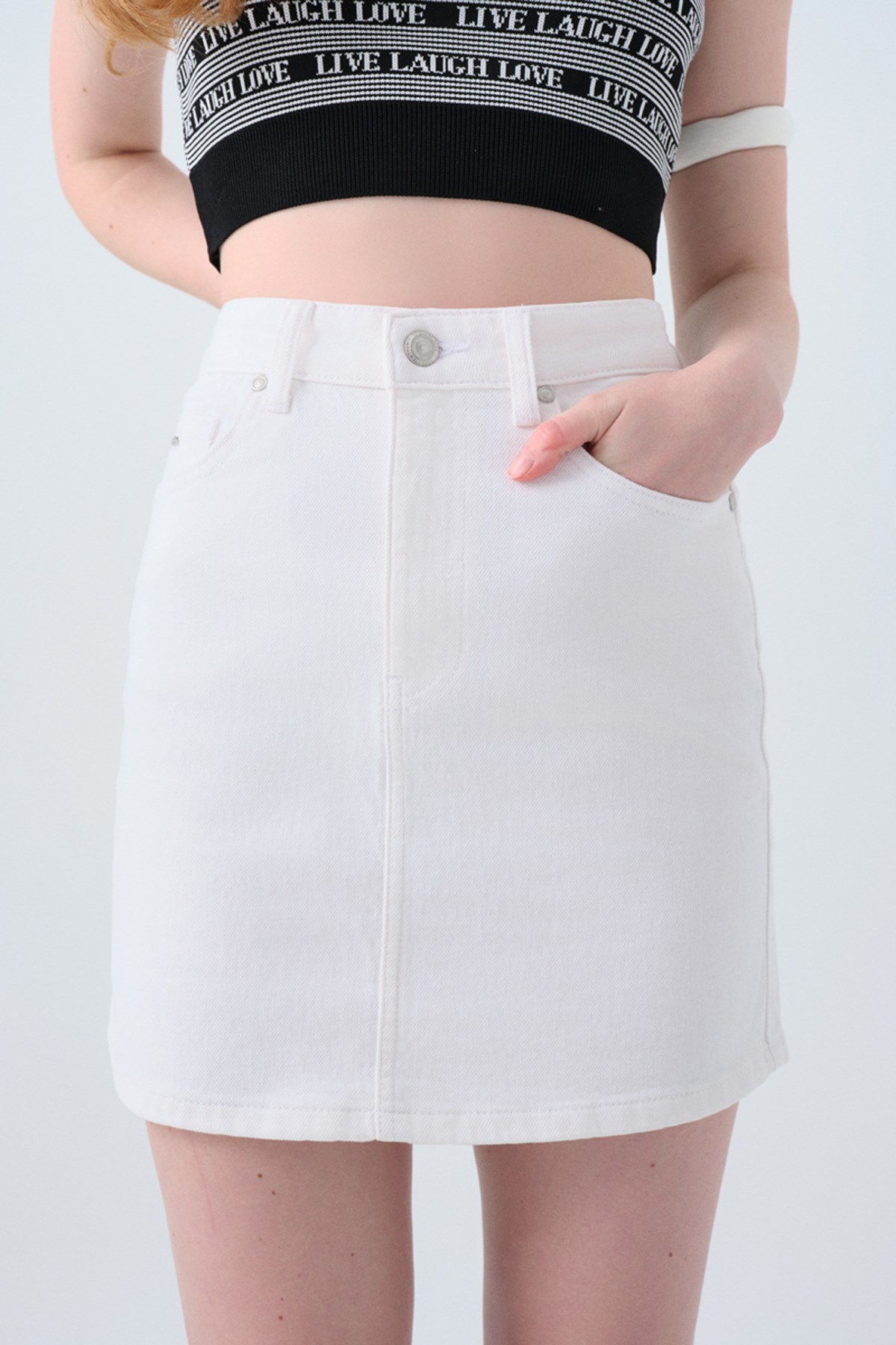 Loft Creon White W Kadın Etek Lf2039947 Beyaz