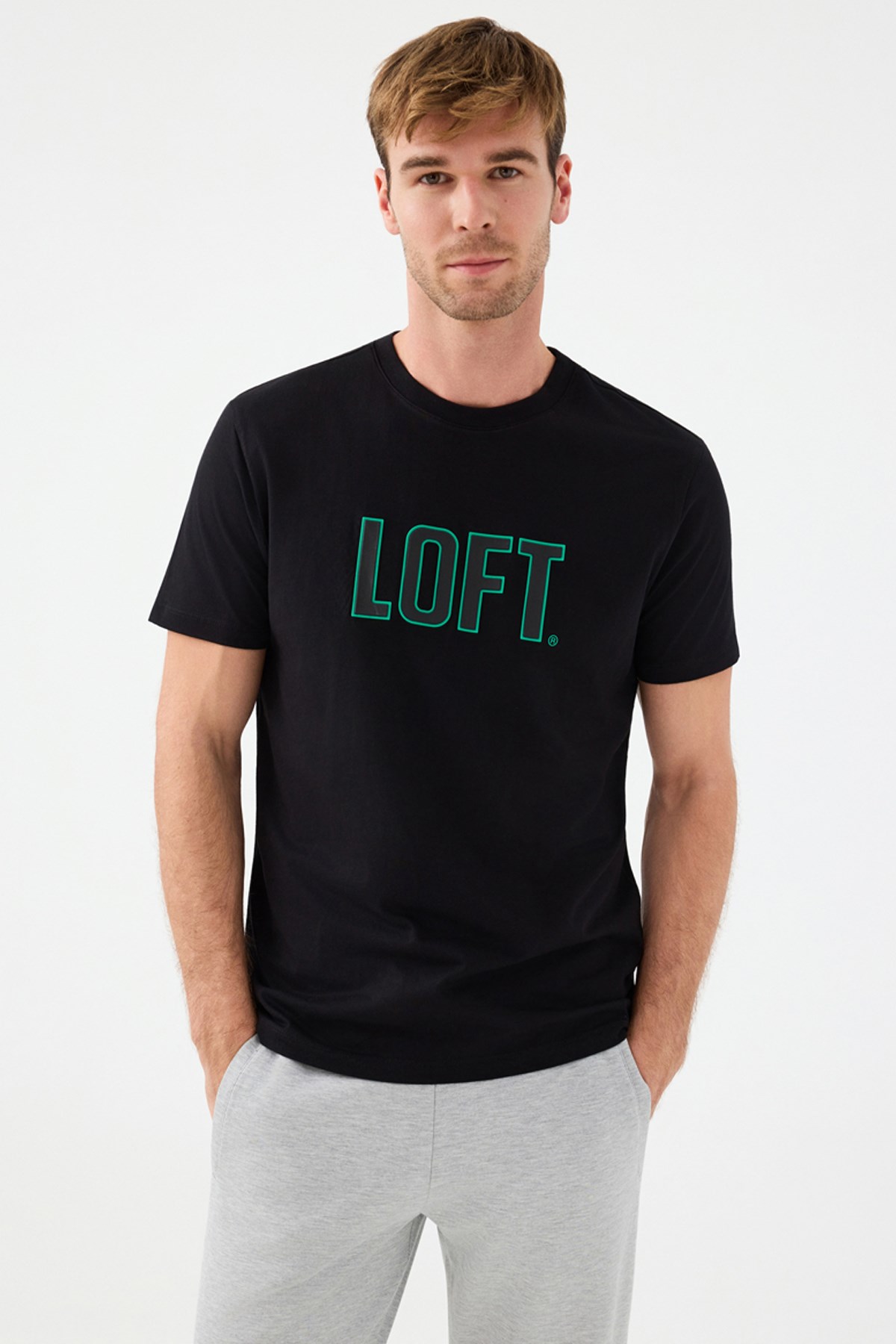 Loft  Erkek Tişört Lf2040075 Siyah